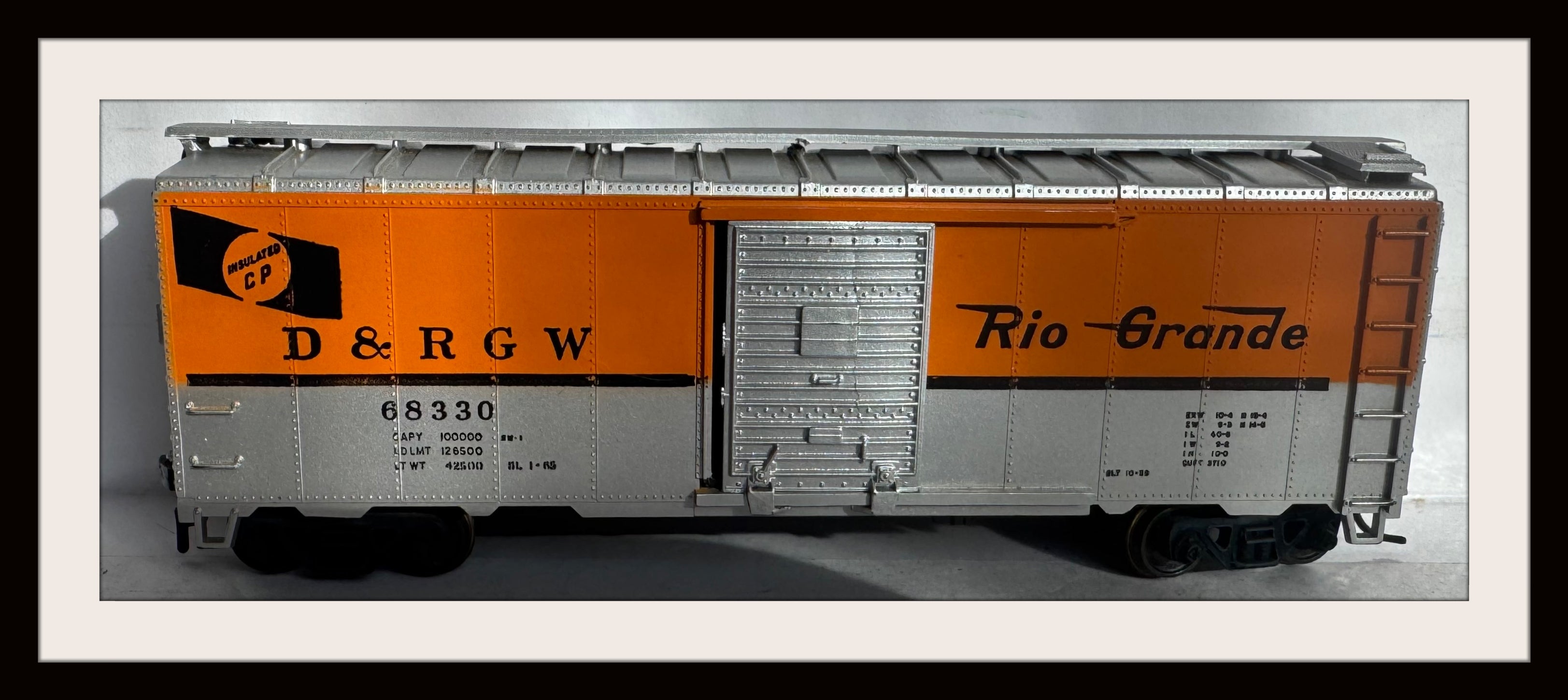 D & RG Box Car # 68330