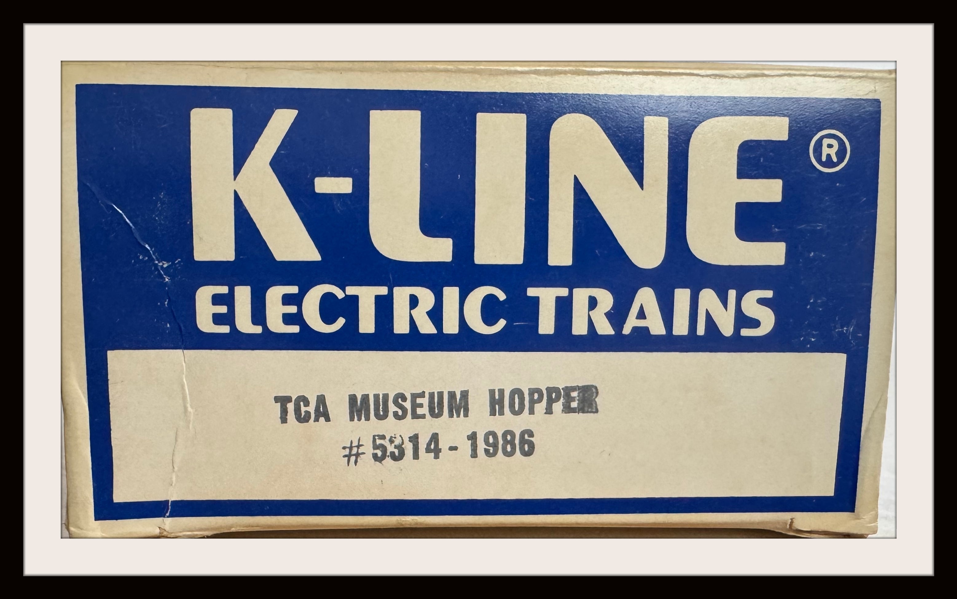 K-Line TTM Museum Hopper # 5314 New Old Stock