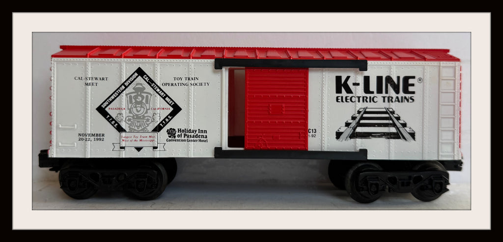 K-Line Cal Stewart Toy Train Society Show 1992 Box Car # 514113