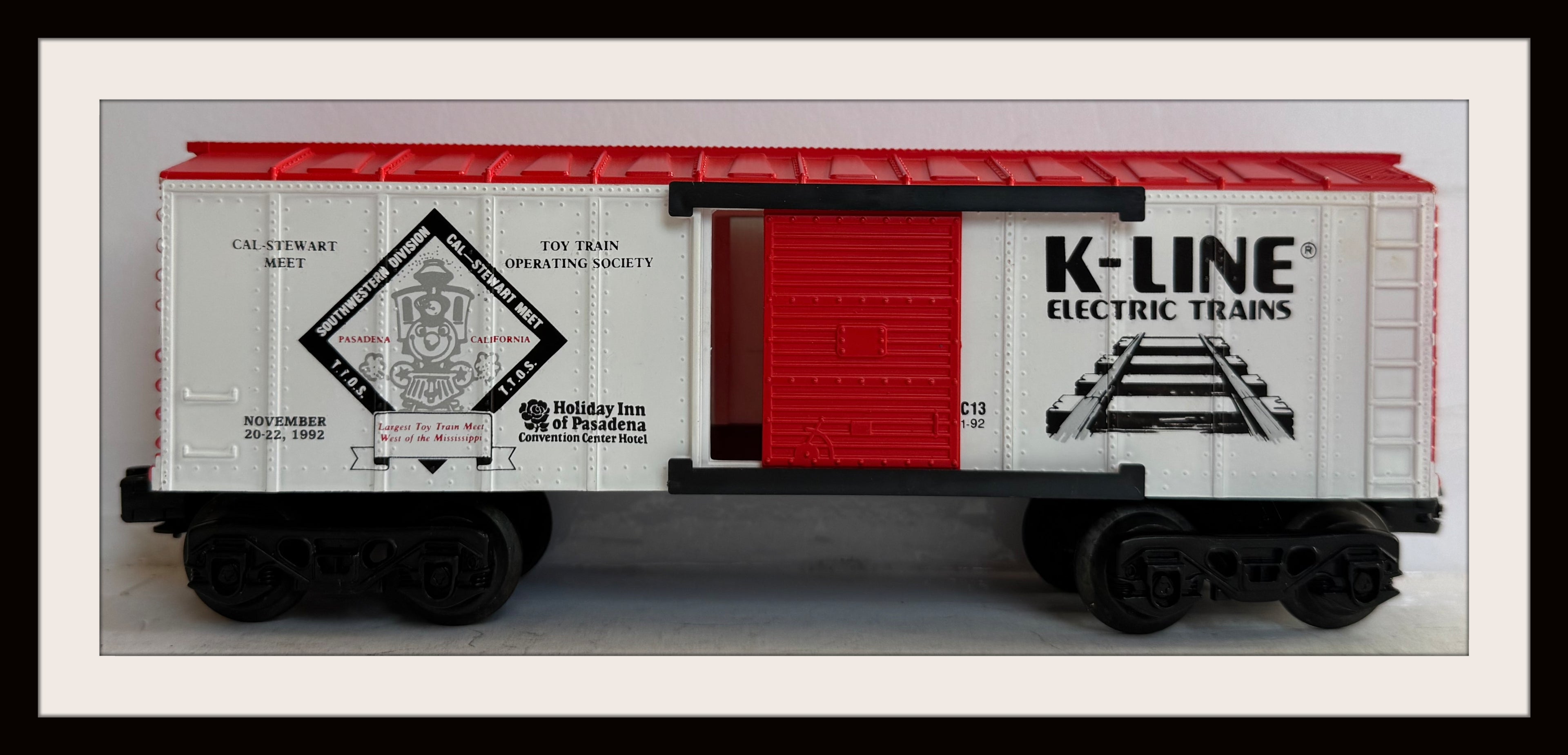 K-Line Cal Stewart Toy Train Society Show 1992 Box Car # 514113