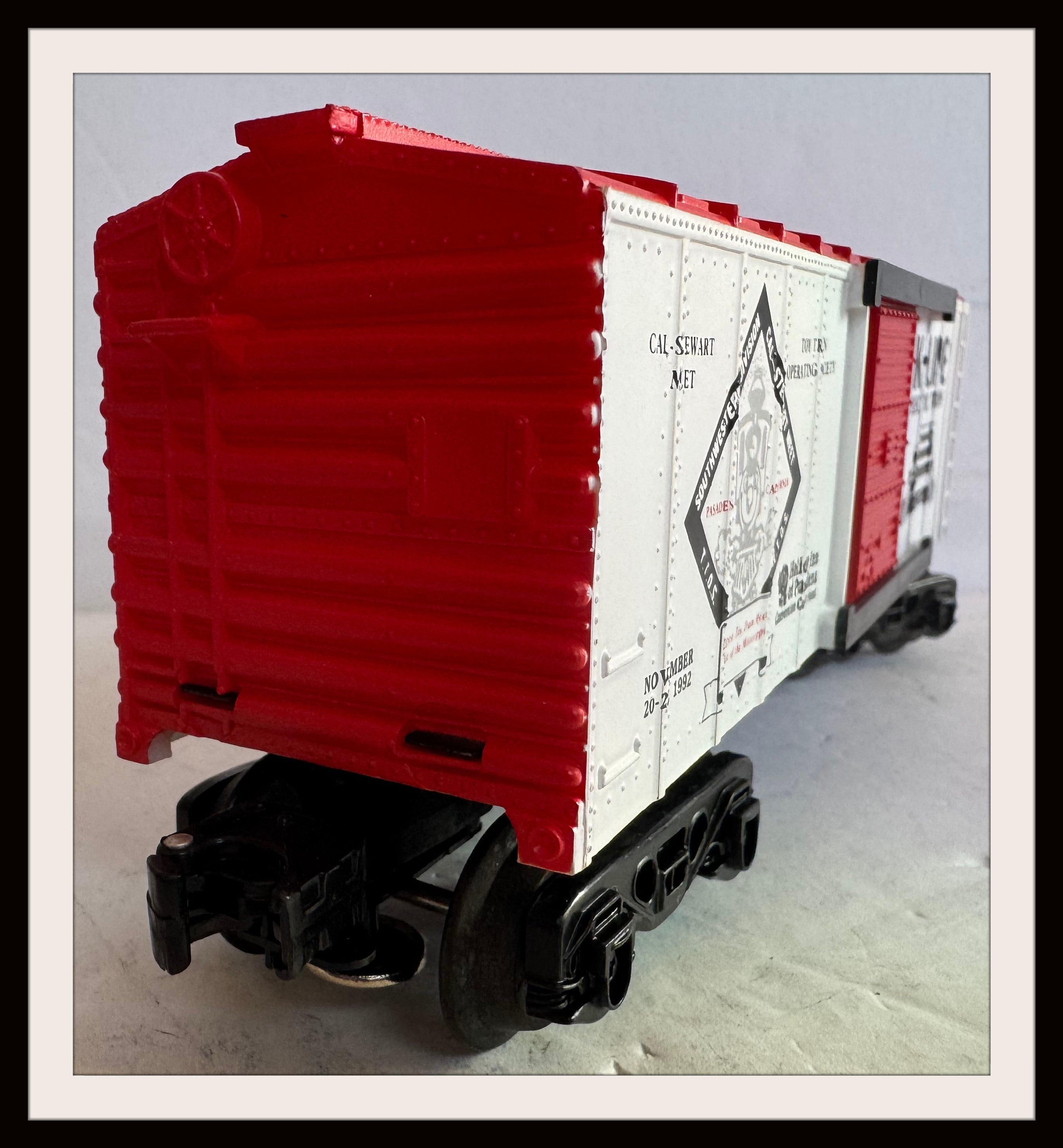 K-Line Cal Stewart Toy Train Society Show 1992 Box Car # 514113