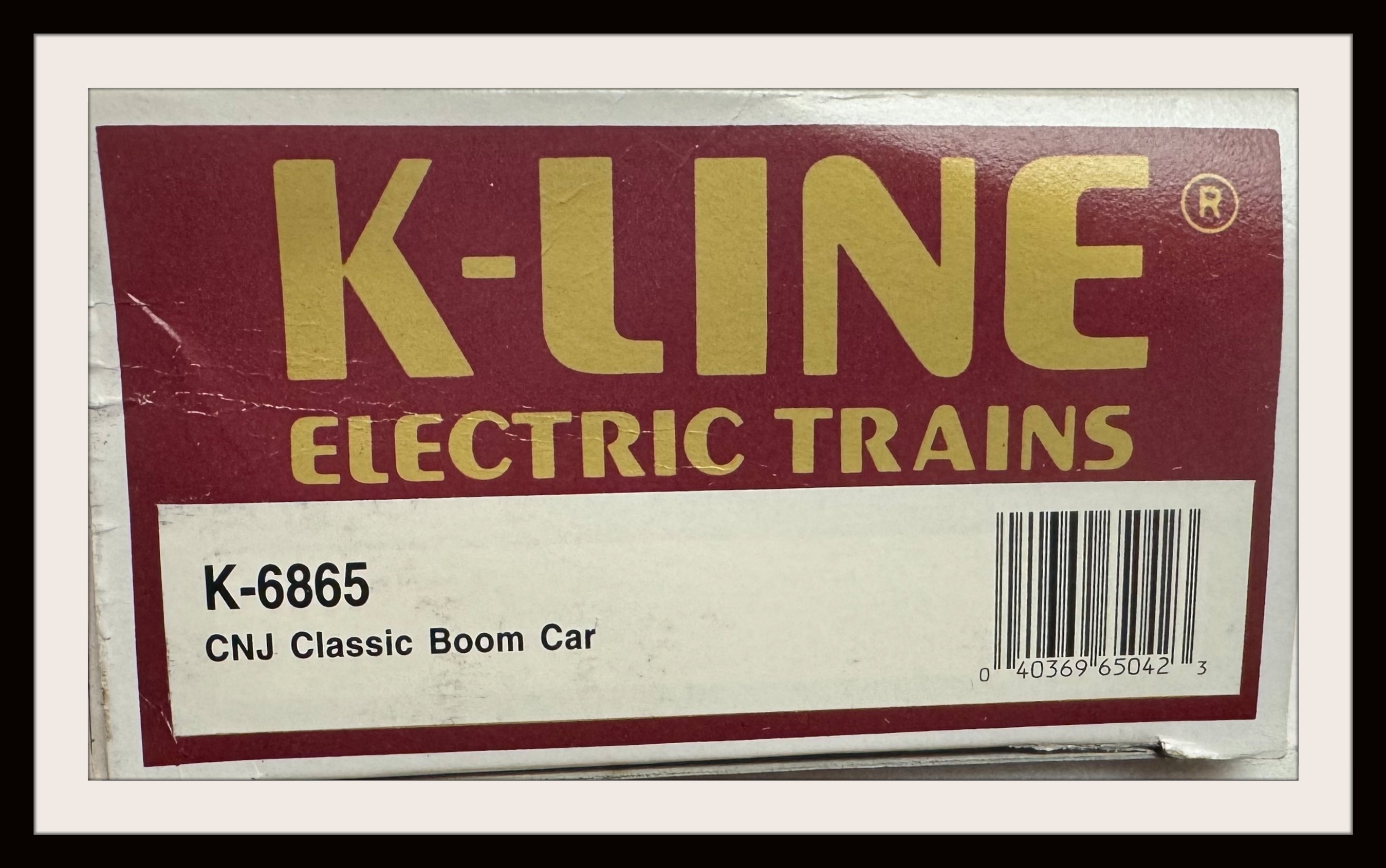 K-Line Central New Jersey Classic Boom Car # 6865 New Old Stock