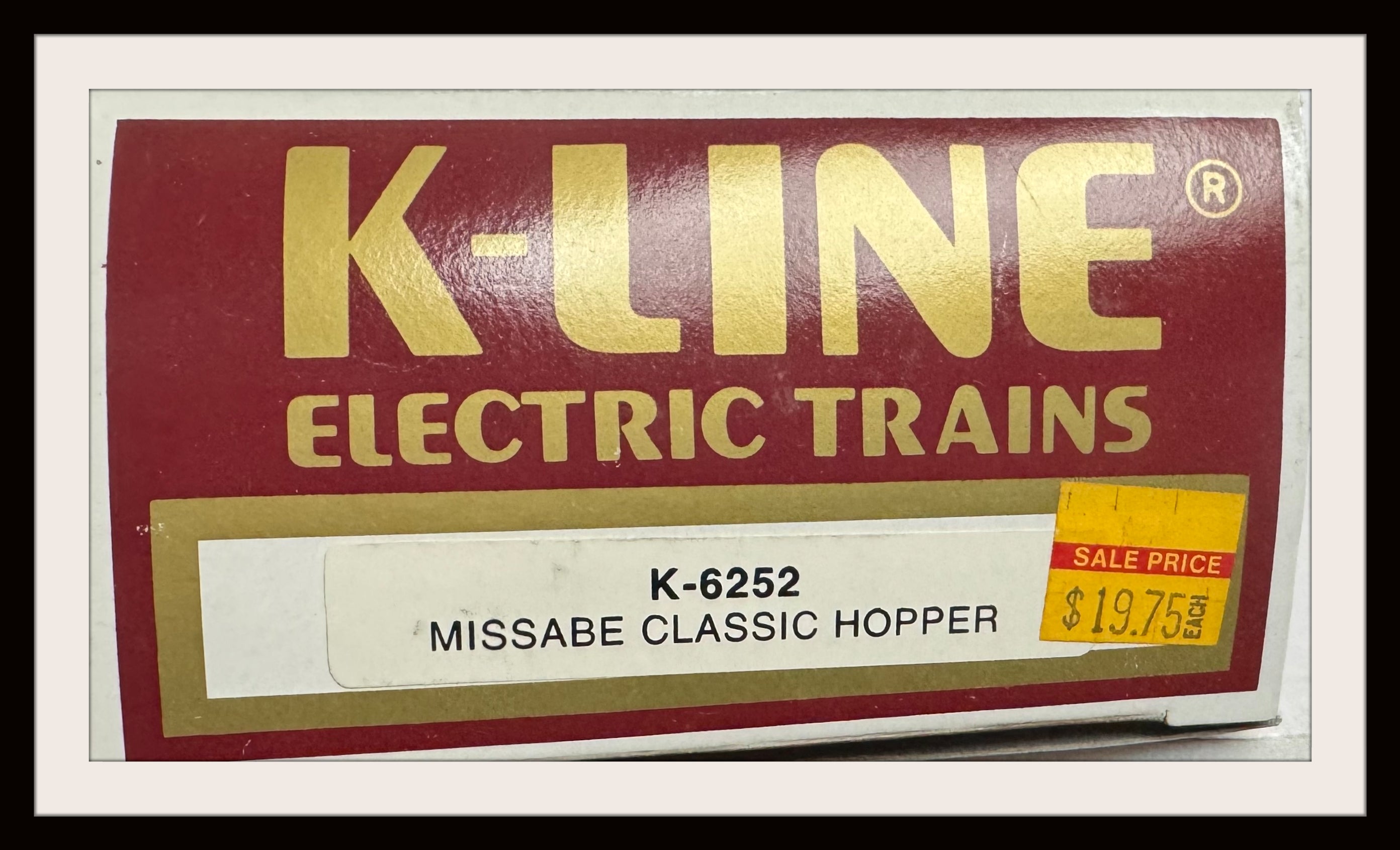K-Line Missabe Hopper # 6252 New Old Stock