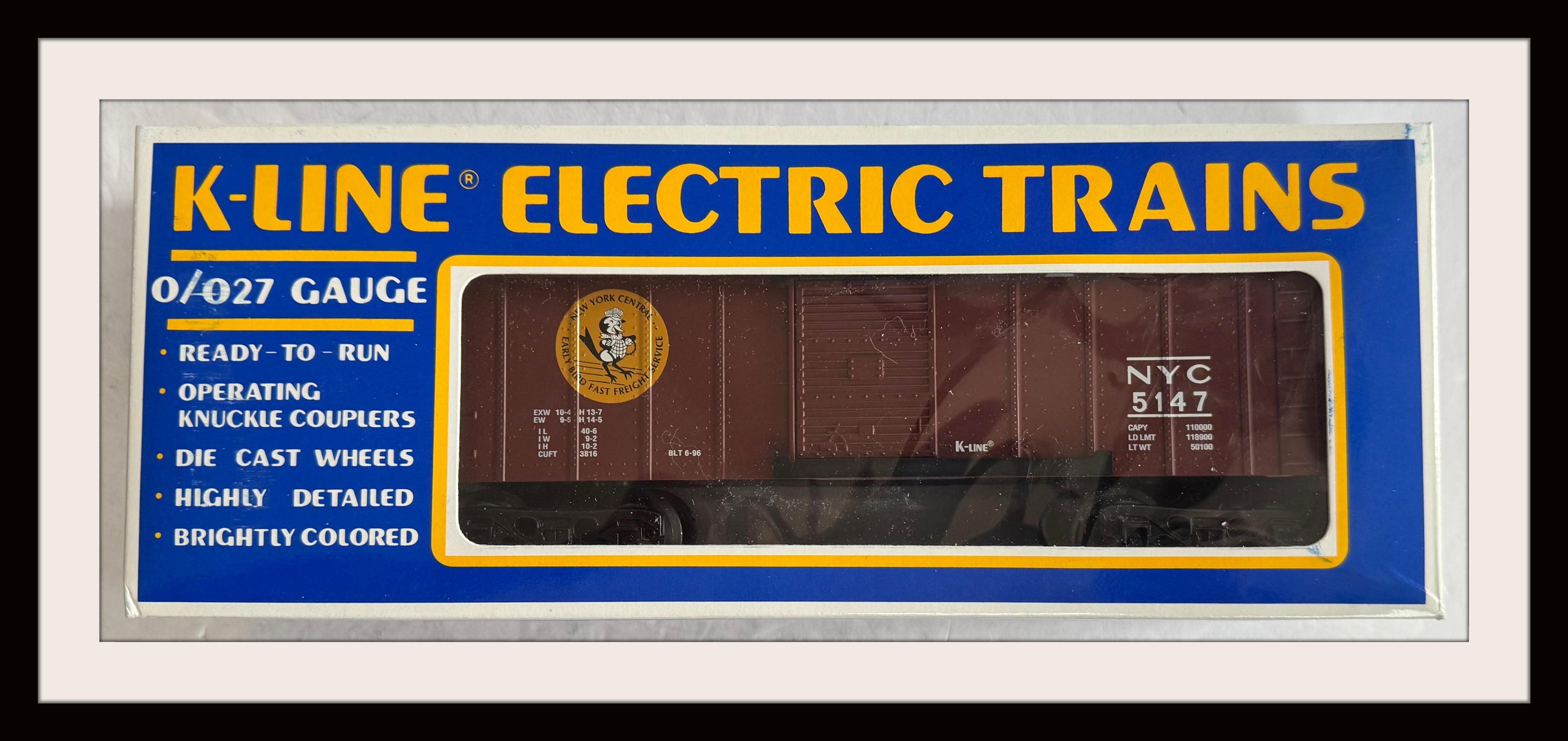 K-Line NYC Box Car a # 5147