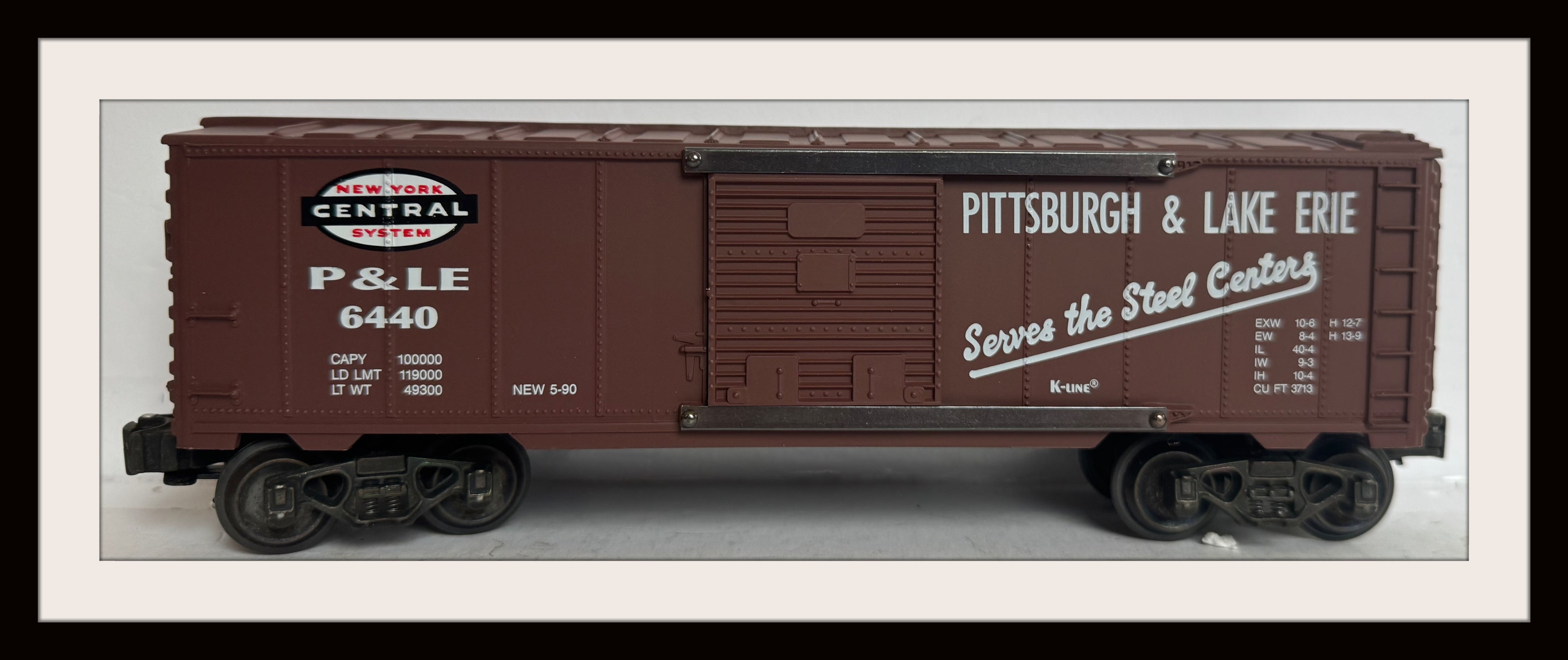 K-Line NYC Pittsburgh & Lake Erie Box Car # 6440