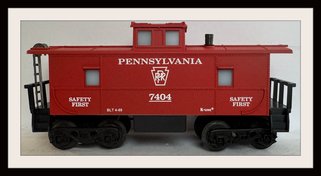 K-Line PRR Illuminated Caboose # 7404