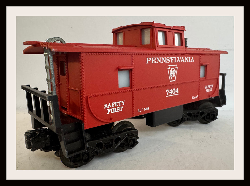 K-Line PRR Illuminated Caboose # 7404
