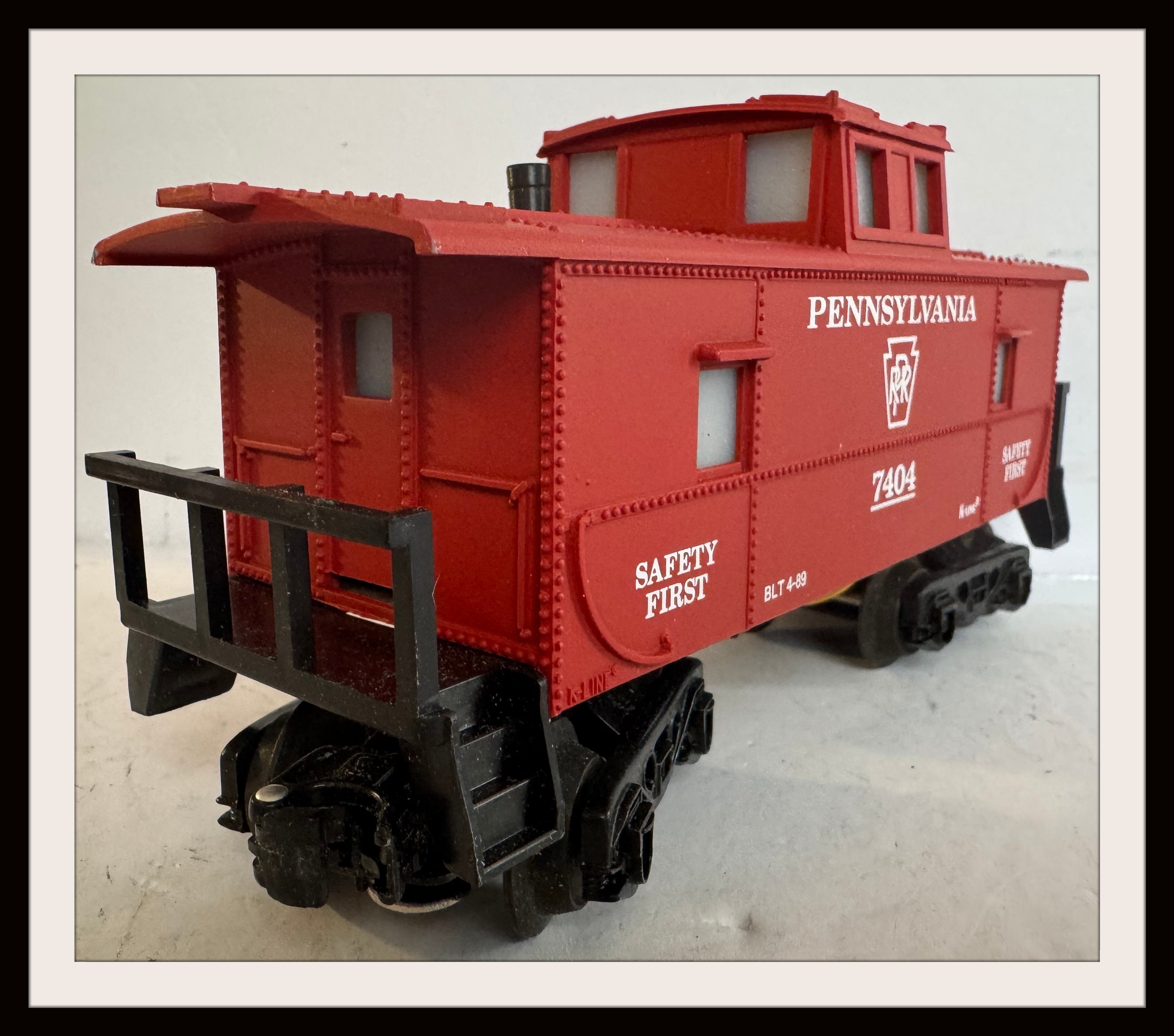 K-Line PRR Illuminated Caboose # 7404