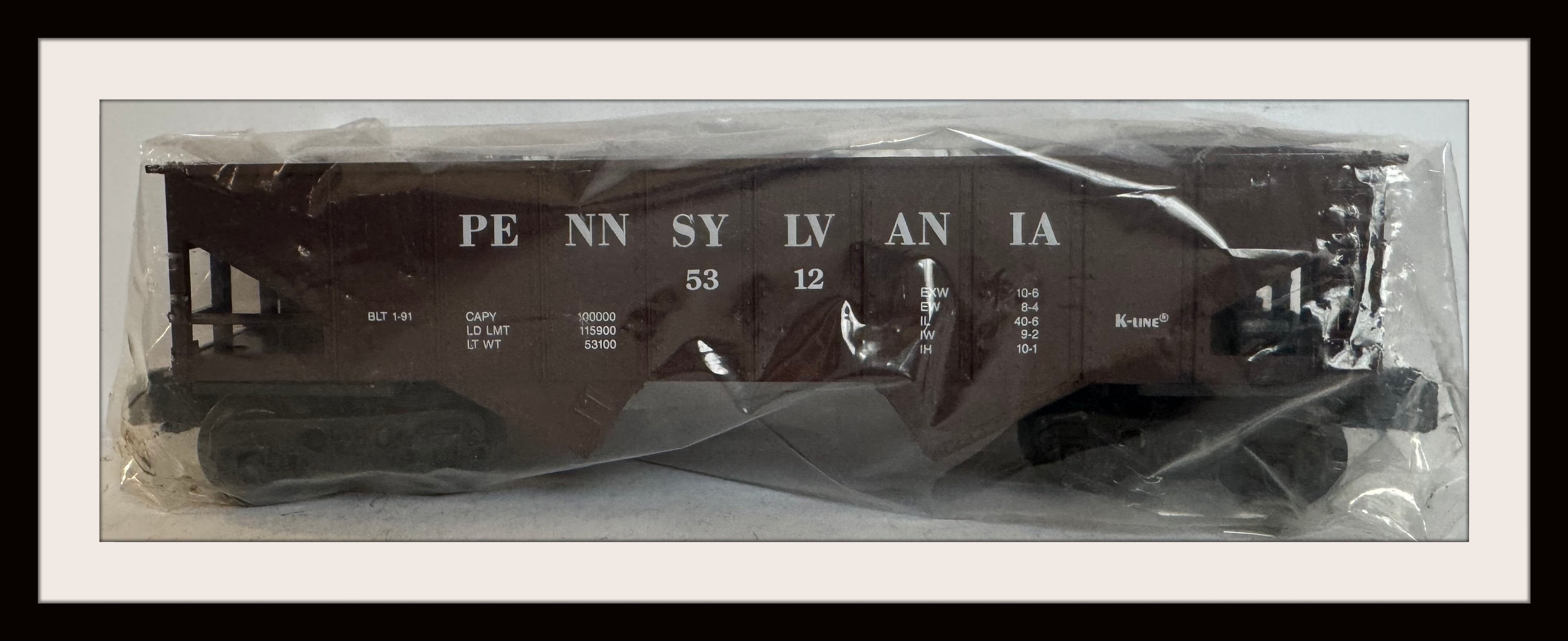 K-Line PRR Hopper # 5312 New Old Stock