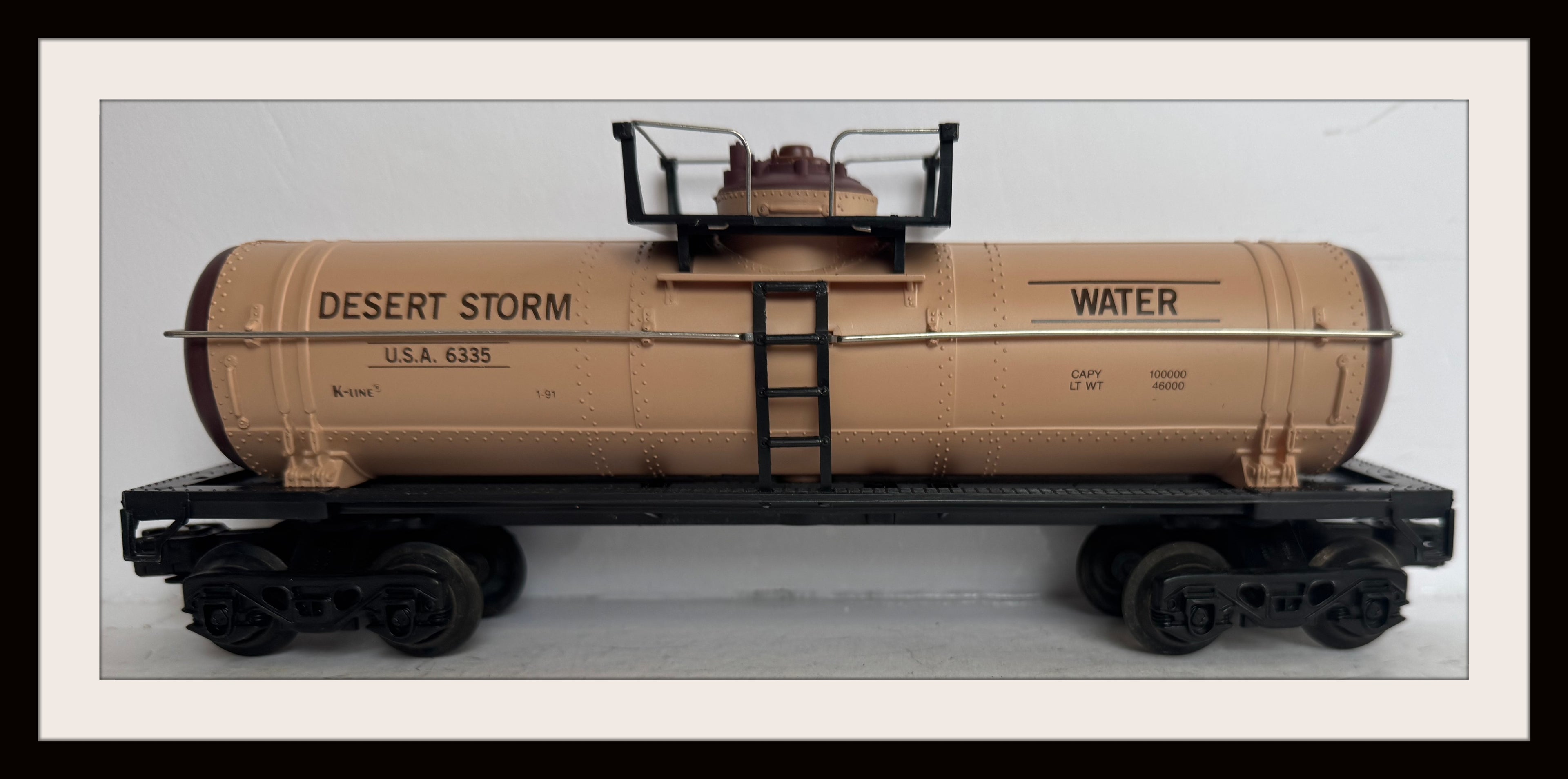 K-Line Operation Desert Storm Tank Car # 6335
