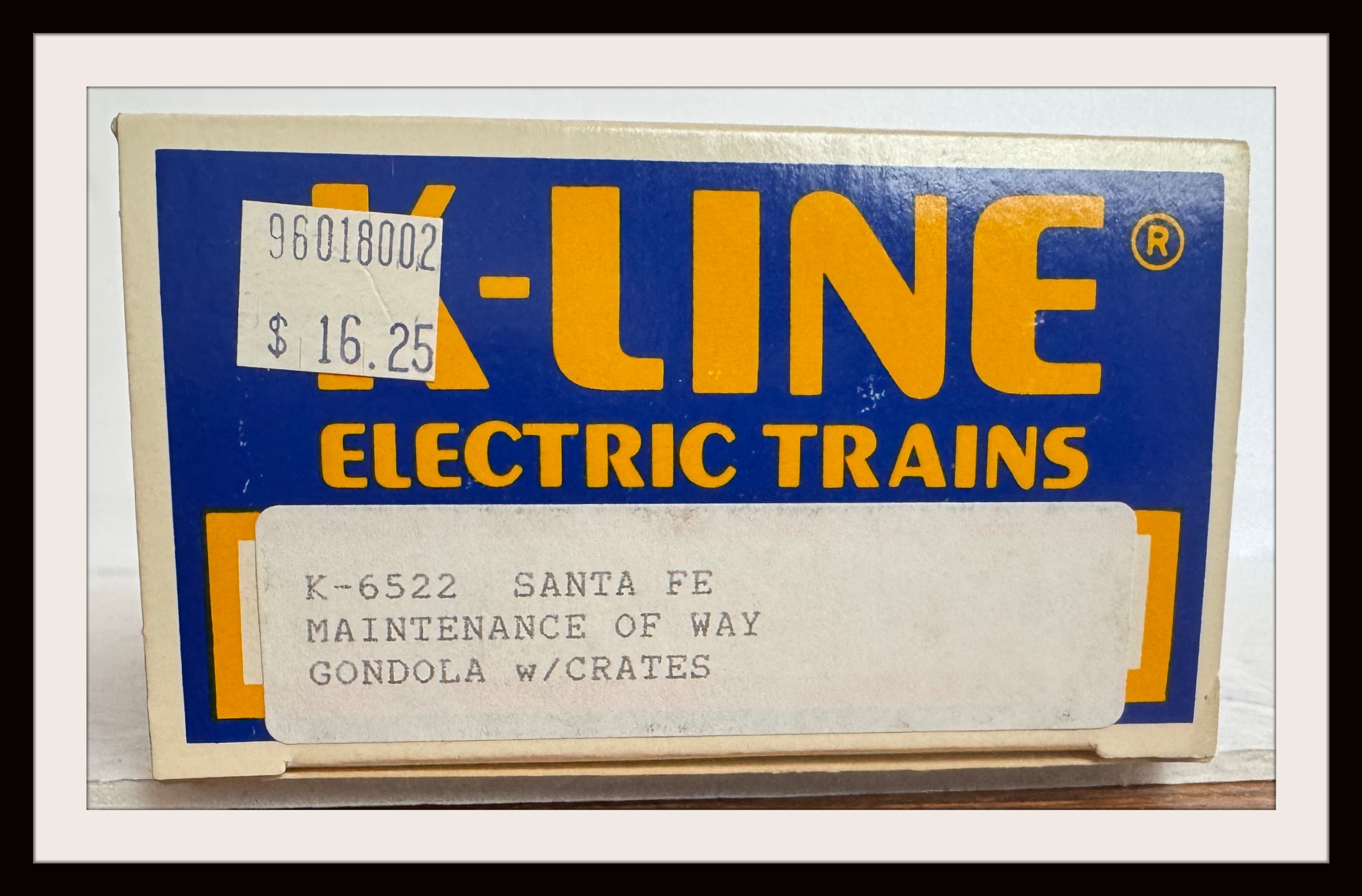 K-Line Santa Fe Maintenance Work Gondola # 6522