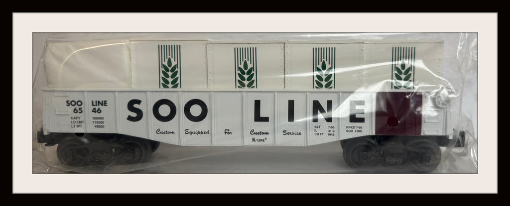 K-Line Soo Line Gondola # 6546 New Old Stock