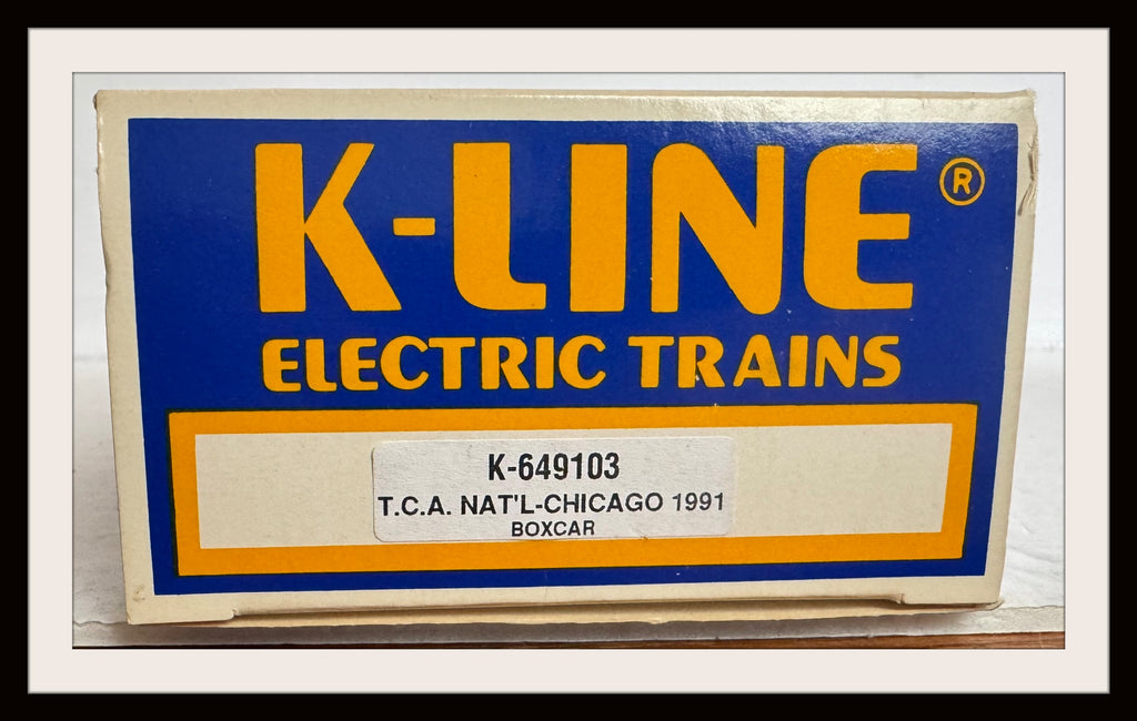 K-Line TCA Convention Box Car # 649103