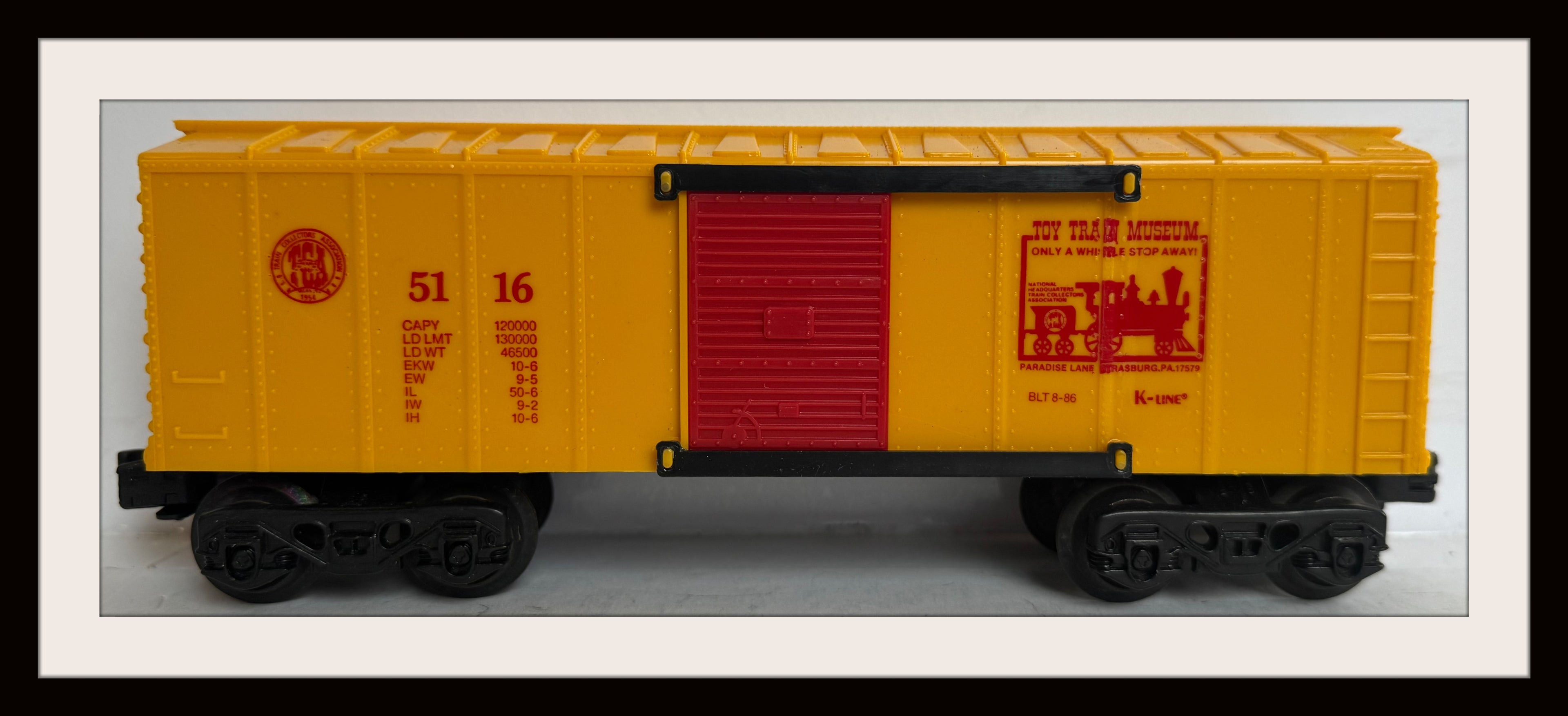 K-Line TTM Convention Box Car # 5116