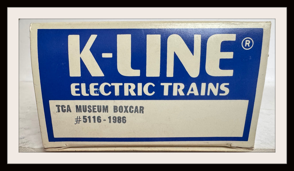 K-Line TTM Convention Box Car # 5116