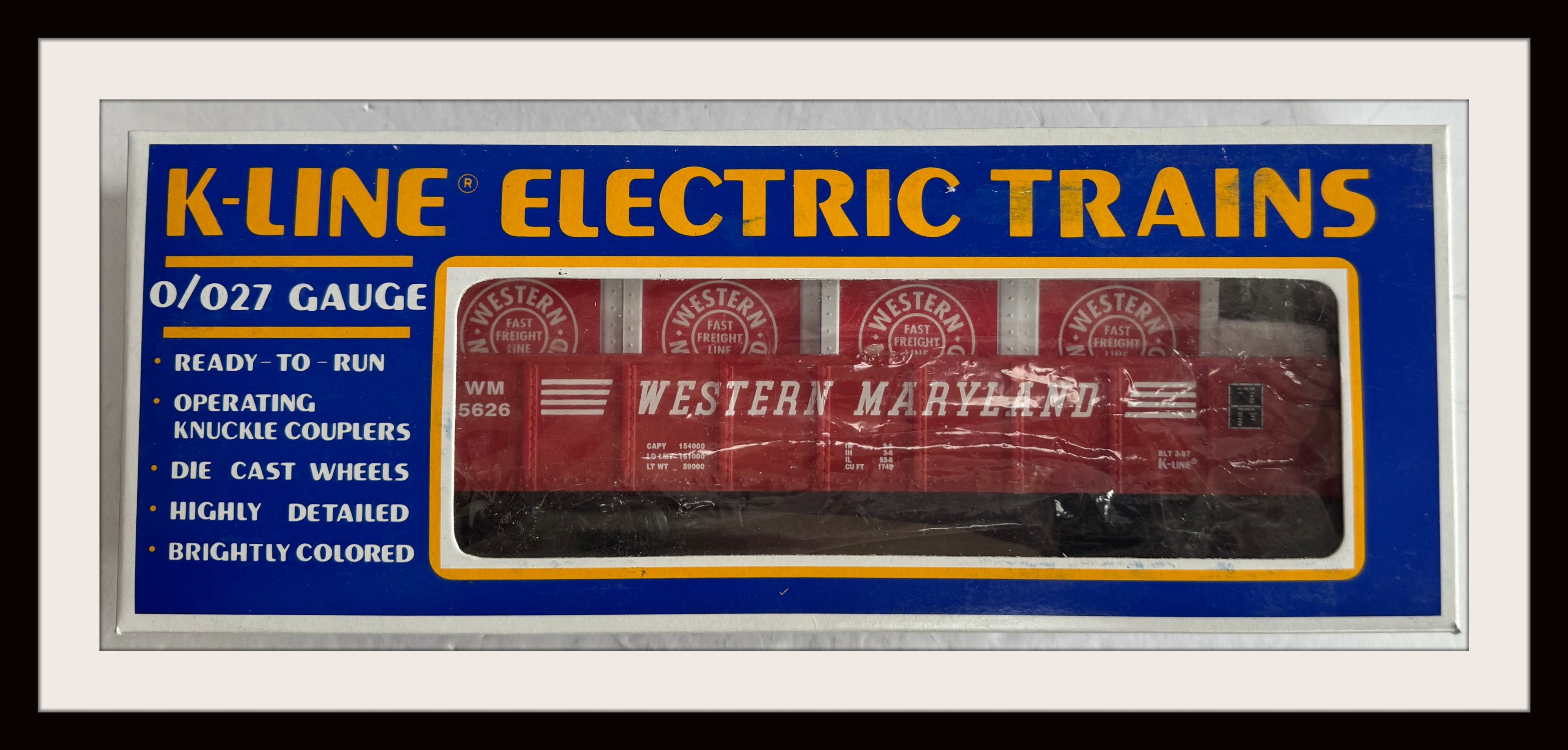 K-Line Western Maryland Gondola # 5626