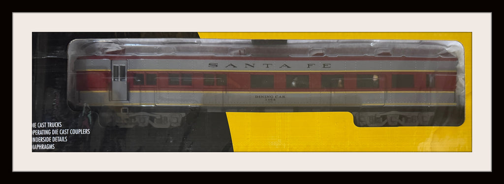 K Line Santa Fe 4 Passenger  Car Set