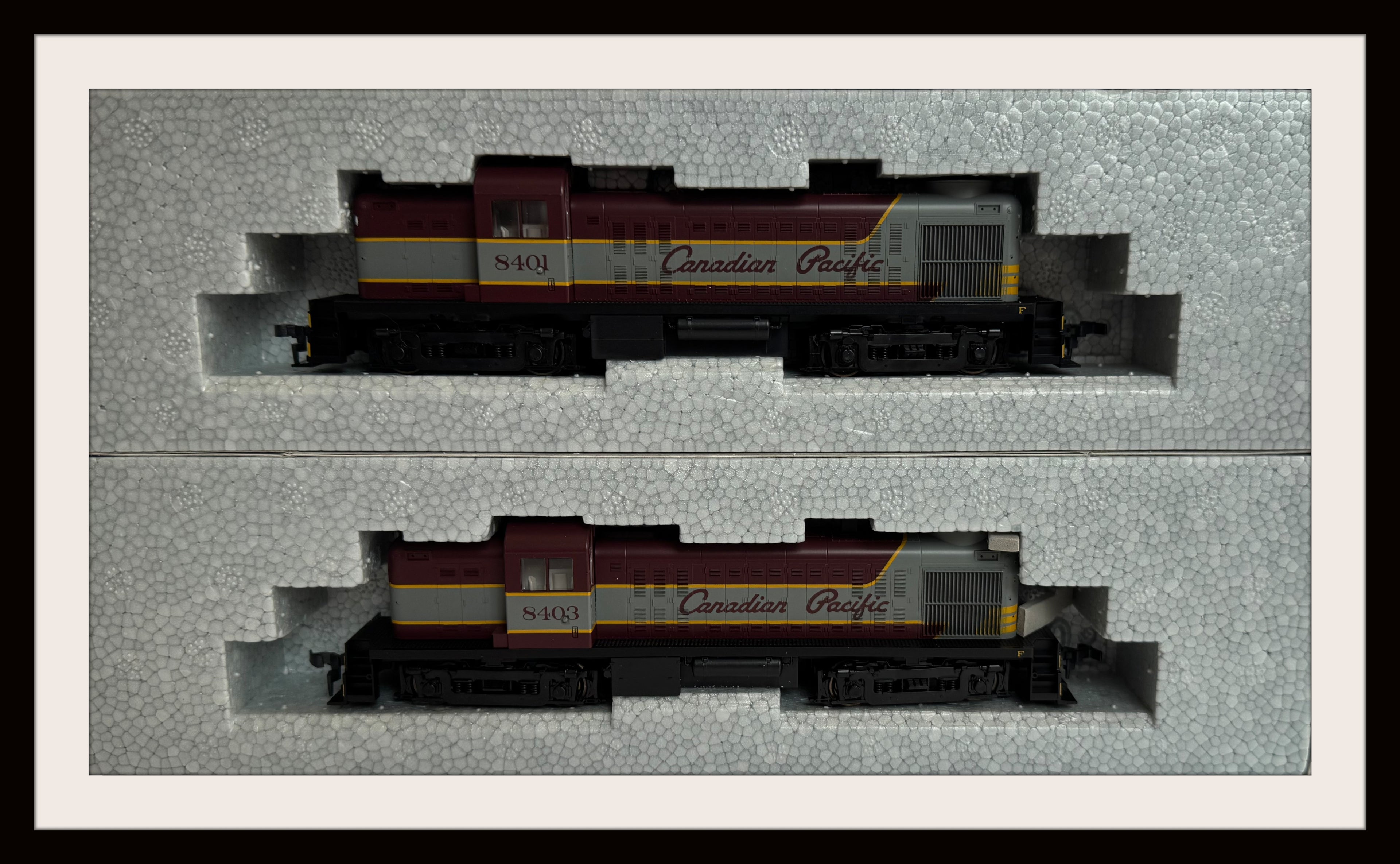 Kato Canadian Pacific RS-2 #8401 & #8403 New Old Stock