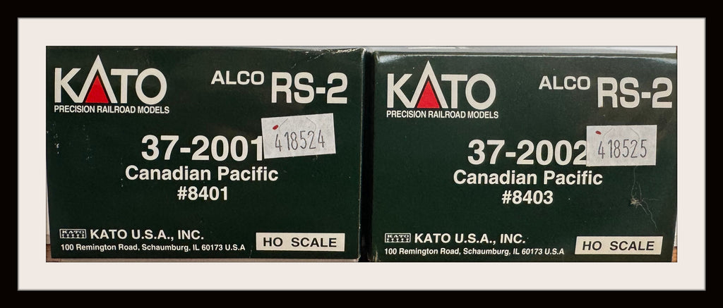 Kato Canadian Pacific RS-2 #8401 & #8403 New Old Stock
