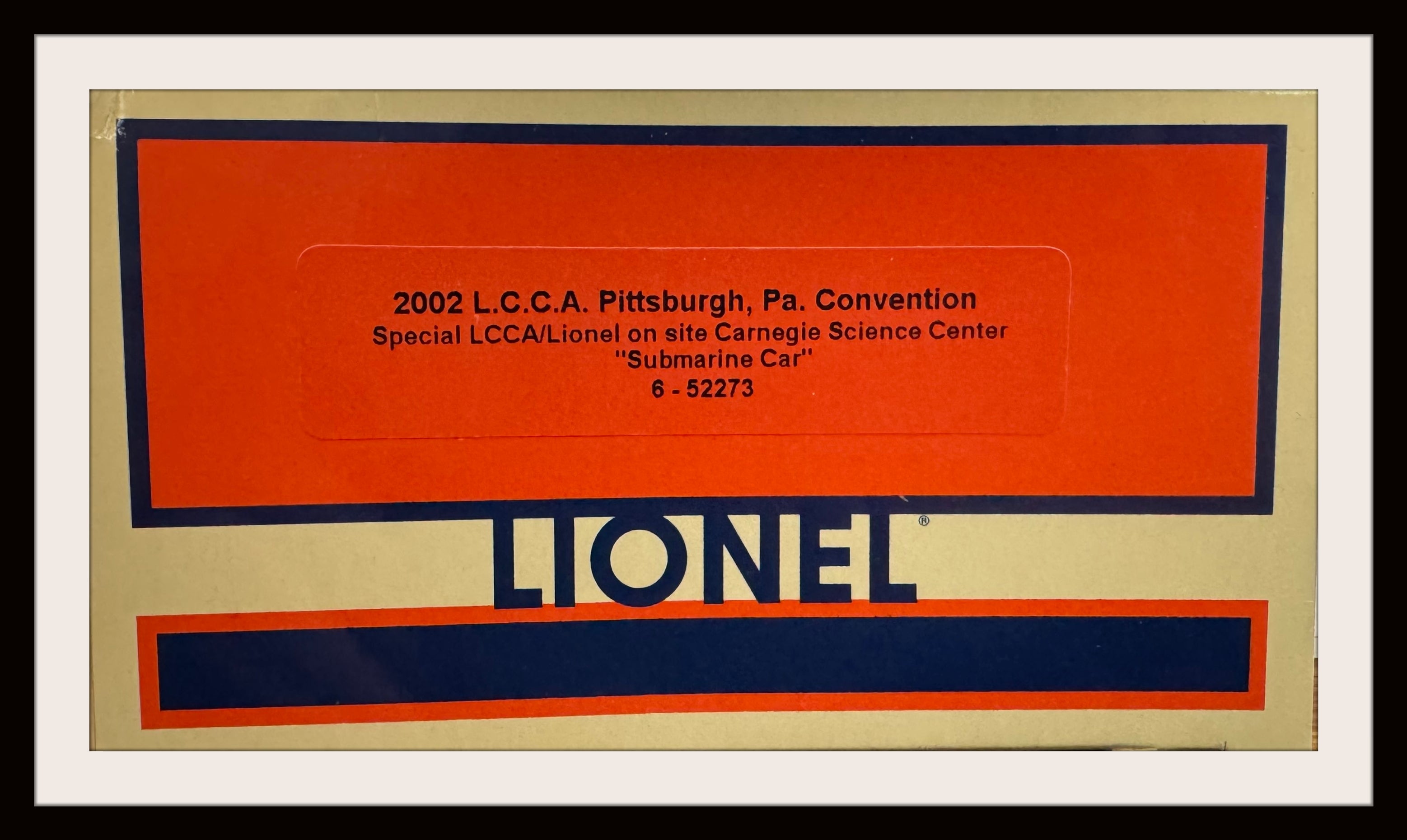 Lionel 2002 LCCA Convention #6-52272 New Old Stock