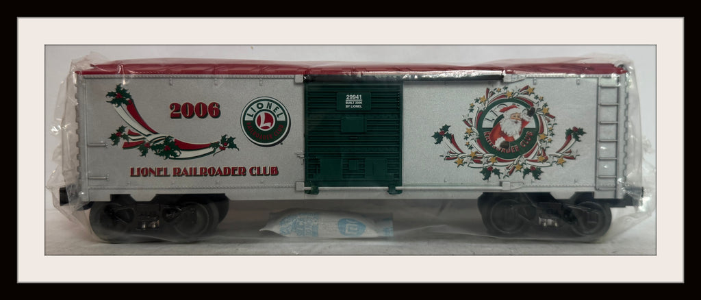 Lionel 2006 LRRC Christmas Box Car # 6-29941 New Old Stock