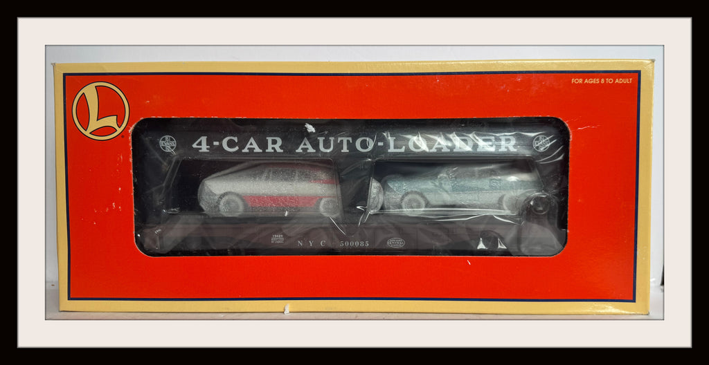 Lionel Evans 4 Car Auto Loader # 500085 with 4 Route 66 Die Cast Cars