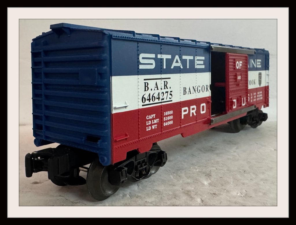 Lionel Bangor and Aroostook State of Maine Box Car # 6-19258