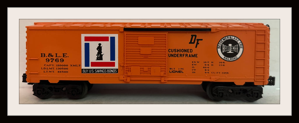 Lionel Bessemer & Lake Erie Box Car # 6-9769