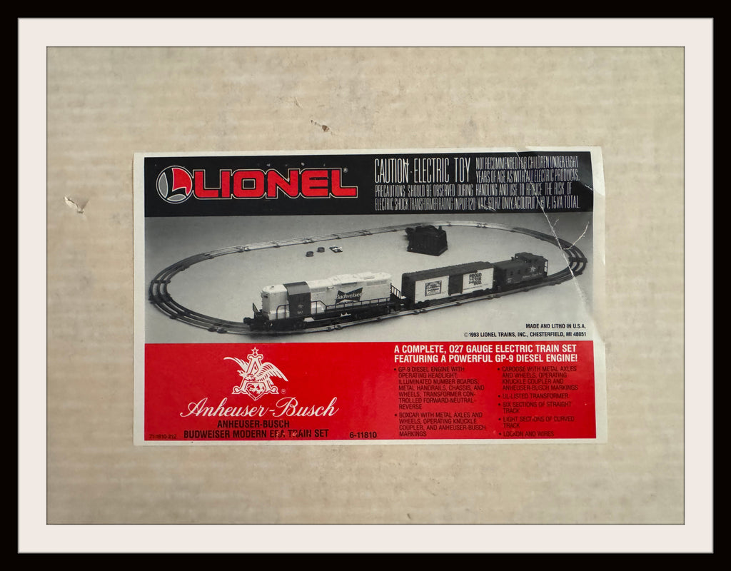 Lionel Budweiser Train Set New Old Stock