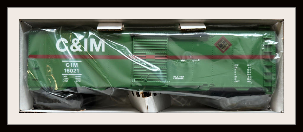 Lionel Chicago & Illinois Midland Box Car Set with Caboose
