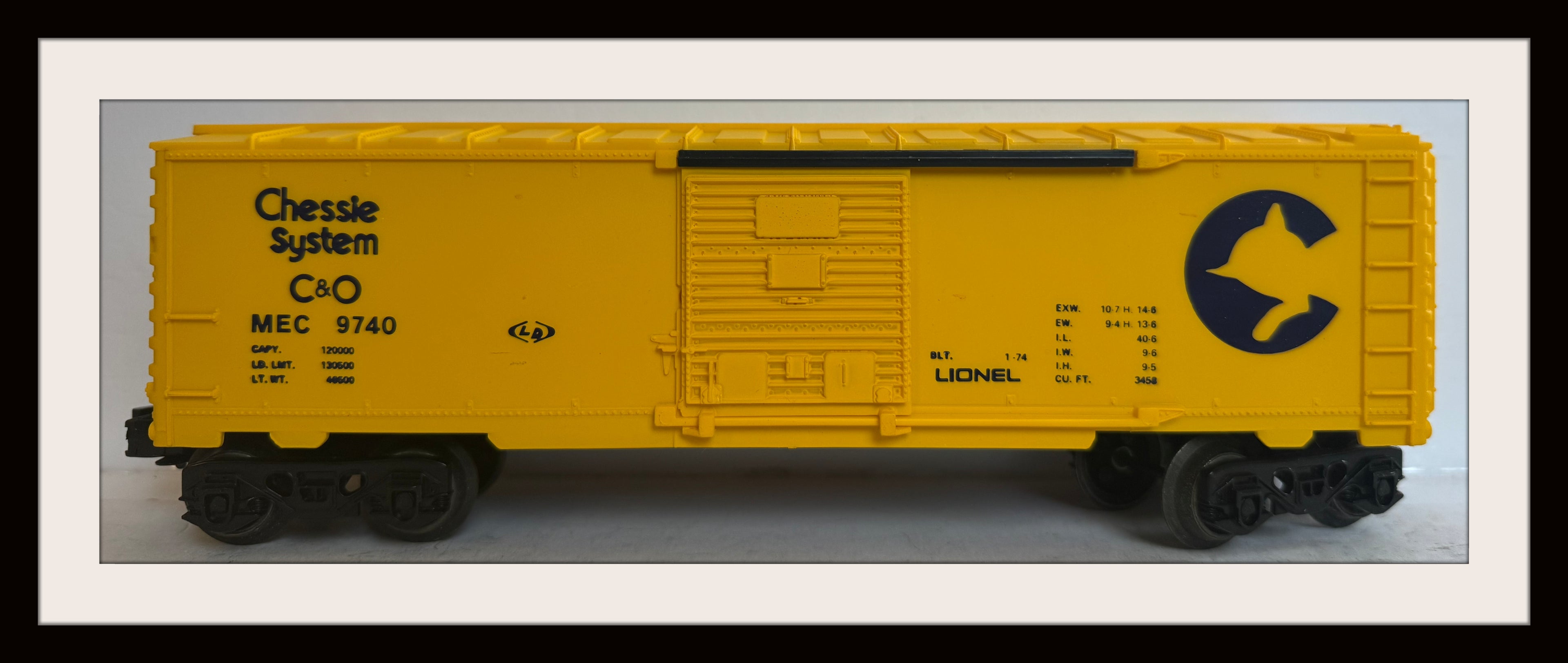 Lionel Chessie System Western Maryland Box Car # 9740