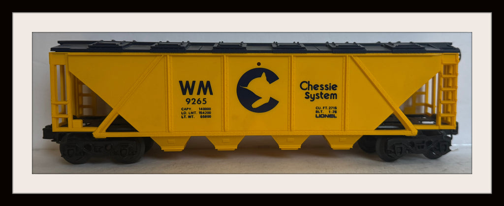 “Lionel Chessie System Western Maryland Covered Hopper # 9625