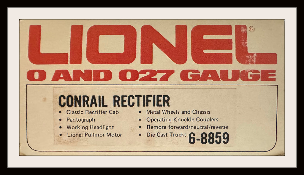 Lionel Conrail Rectifier # 6-8859