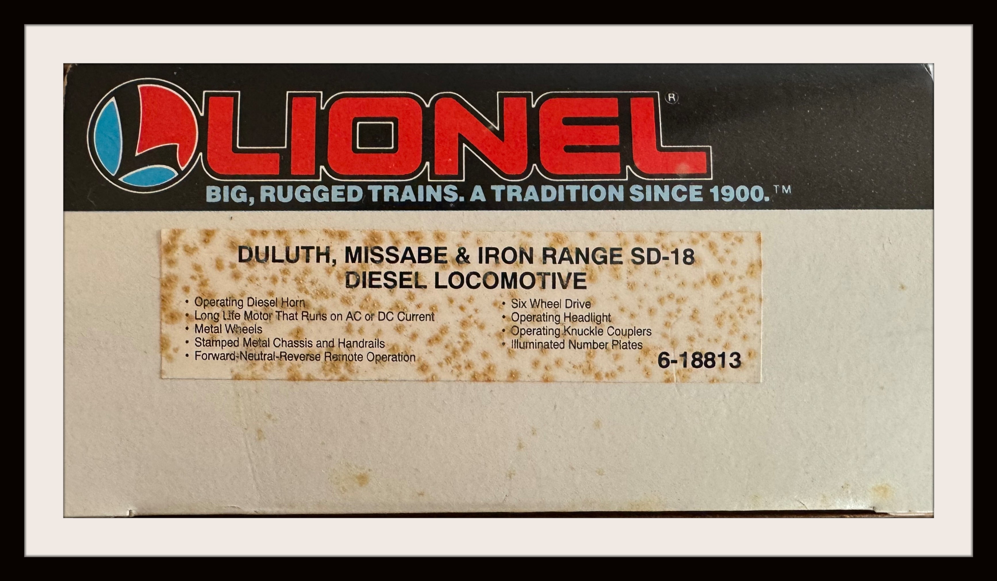 Lionel Duluth, Missabe& Iron Range SD-18 Diesel NIB