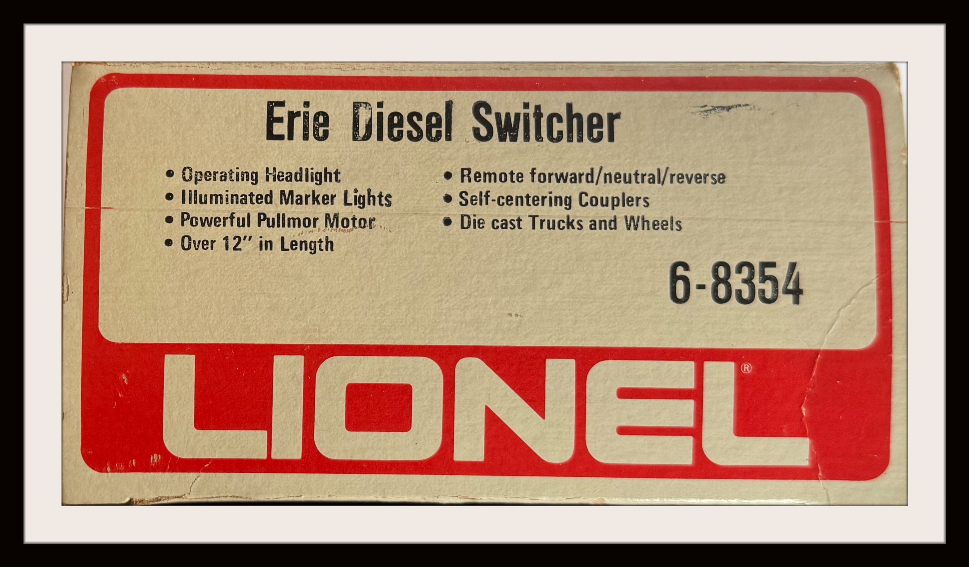 Lionel Erie Diesel Switcher #8354 New Old Stock