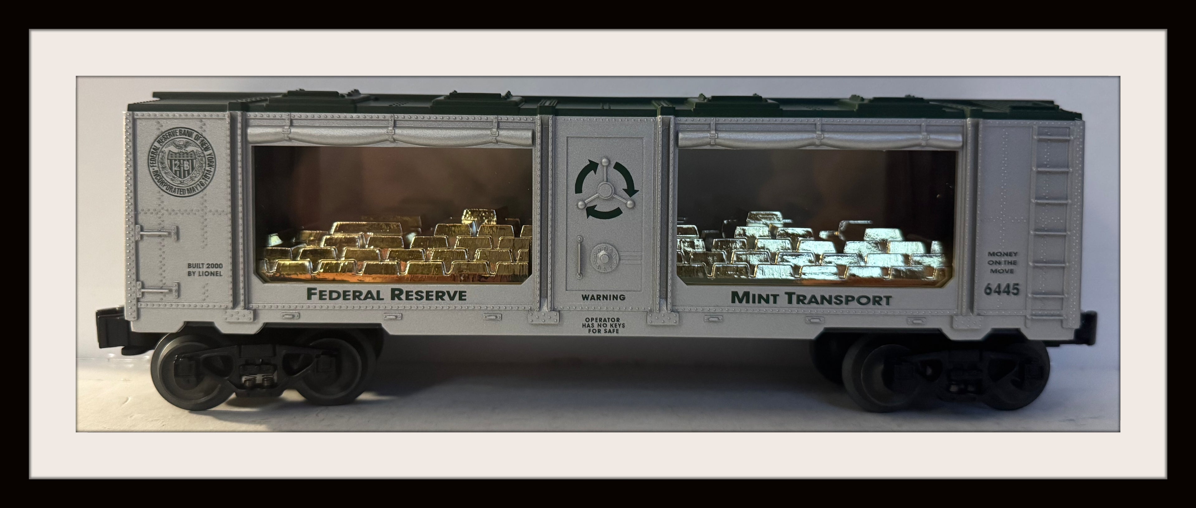 Lionel Federal Reserve Gold Car # 6445