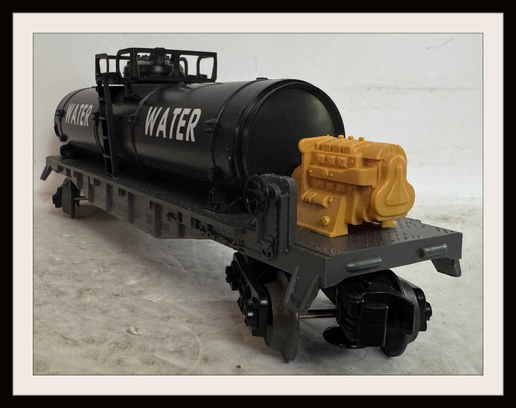 Lionel Flatcar with Tank and Pump #6-18390