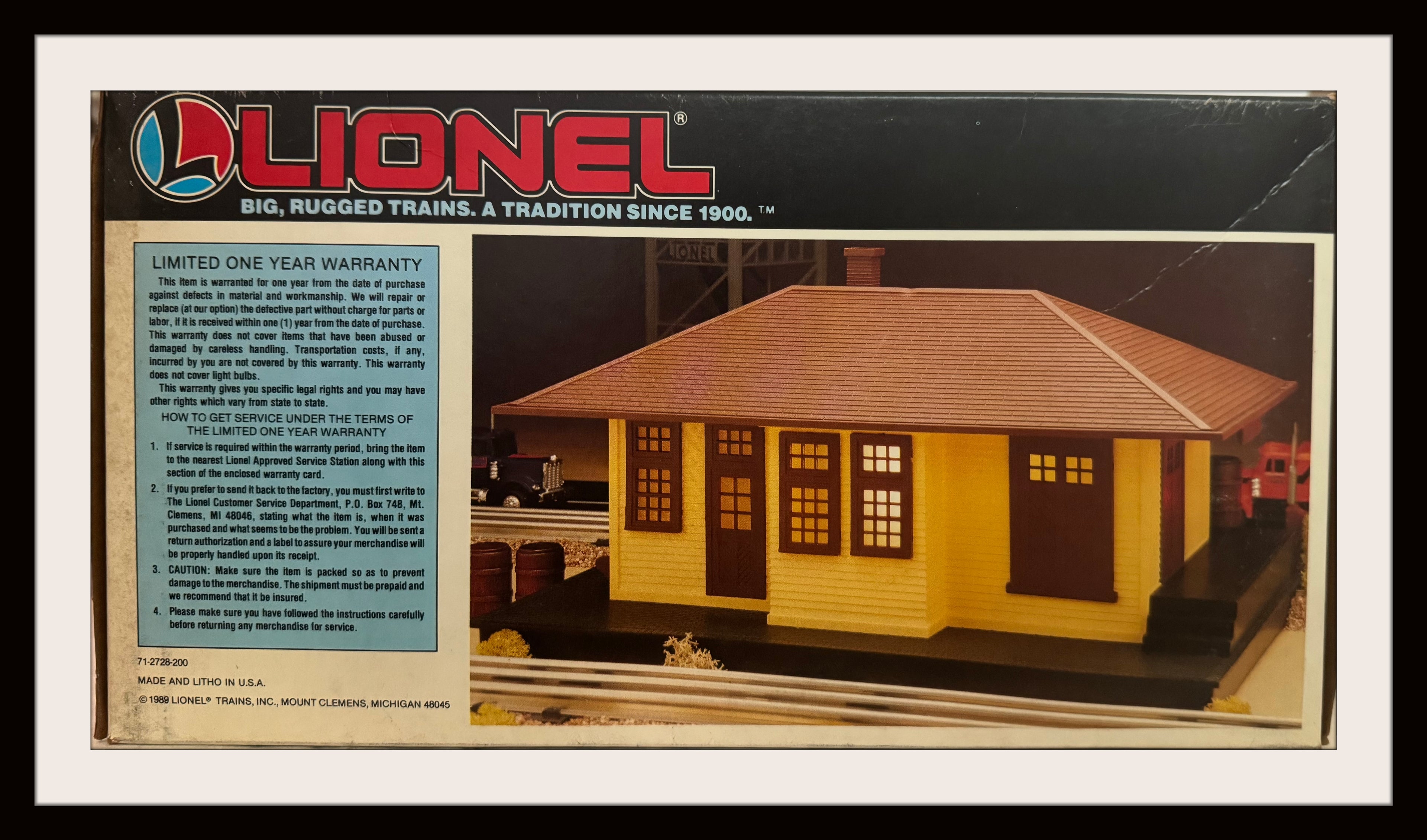 Lionel Freight and Passenger Station # 6-12728