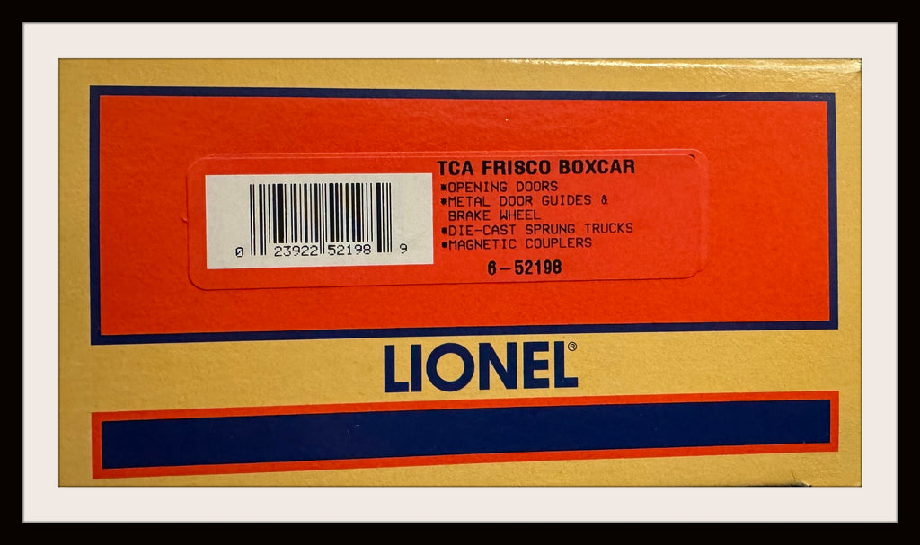 Lionel Frisco Box Car # 6-52198 New Old Stock