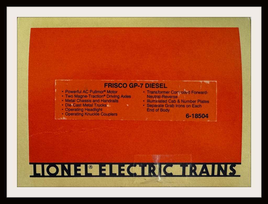 Lionel Frisco GP-7 Diesel (NIB)