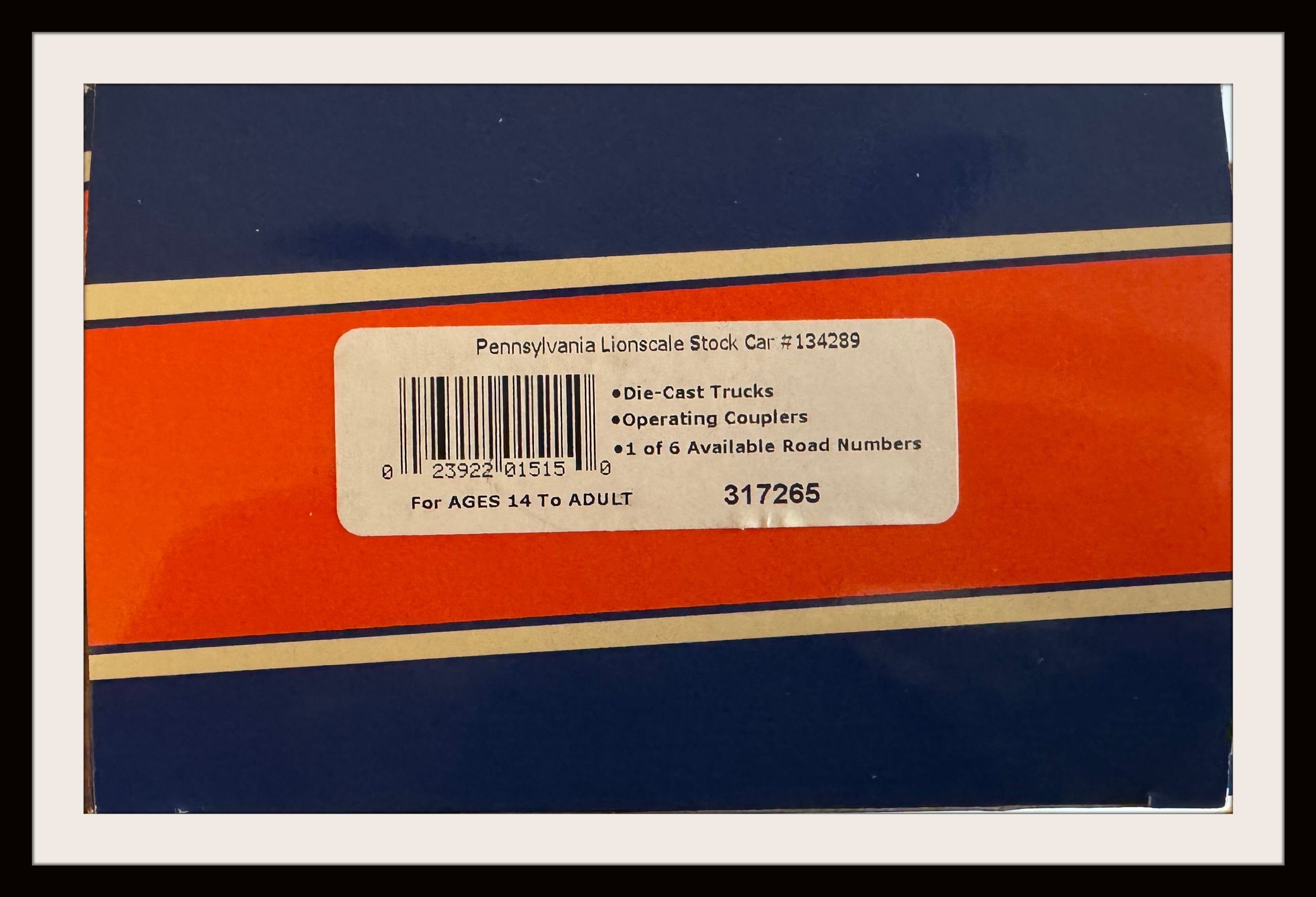 Lionel LionScale PRR Stock Car Set