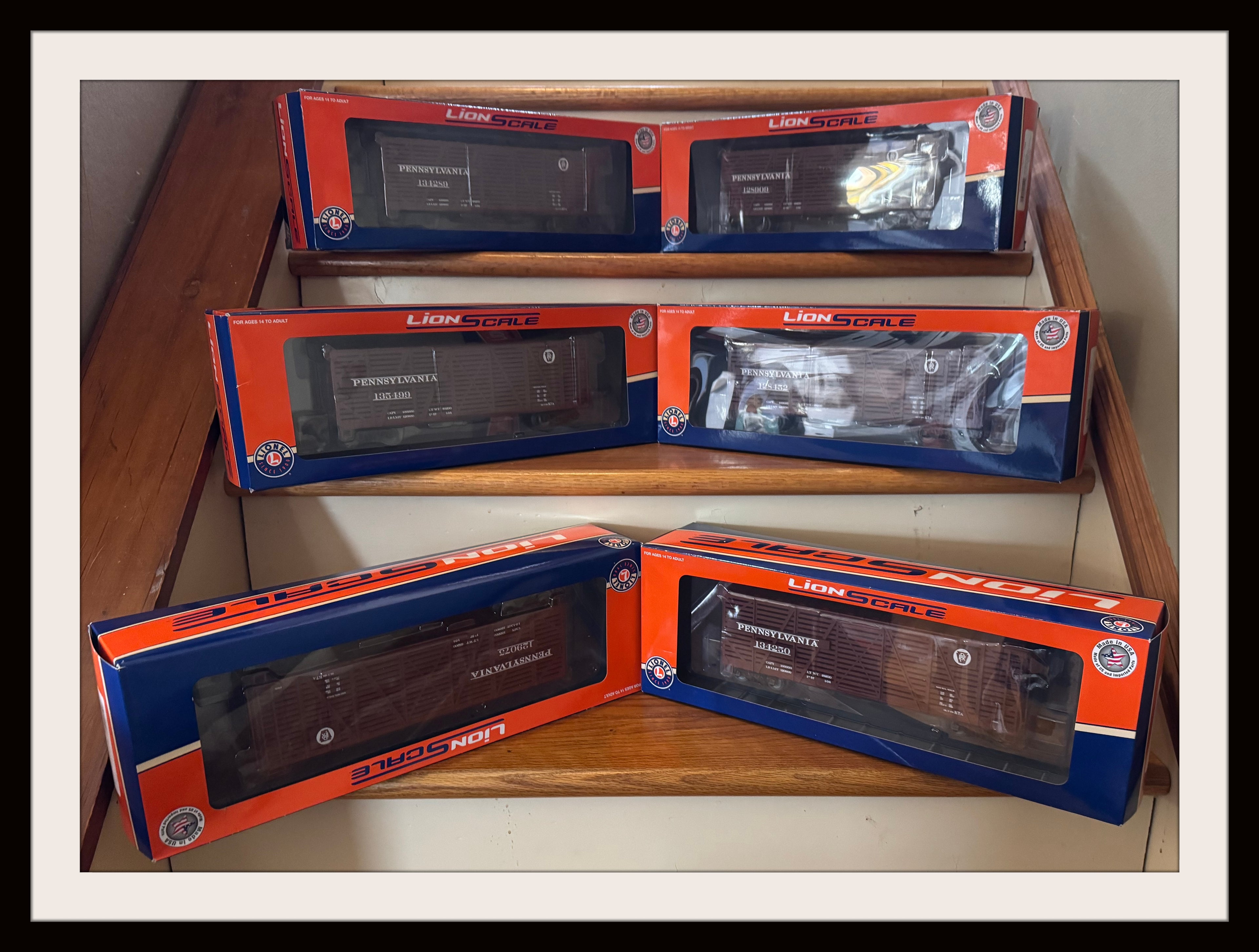Lionel LionScale PRR Stock Car Set