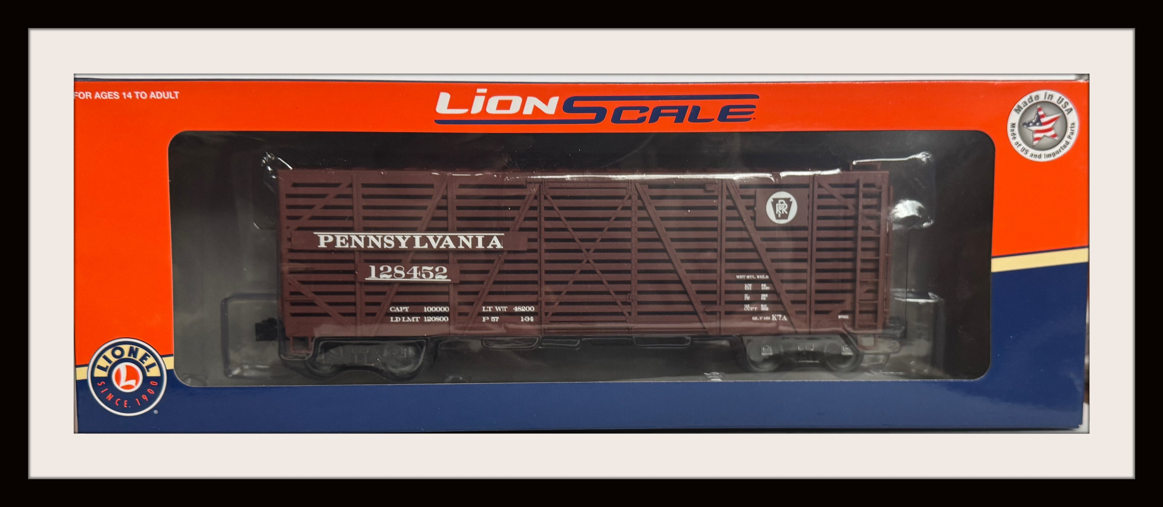 Lionel LionScale PRR Stock Car Set