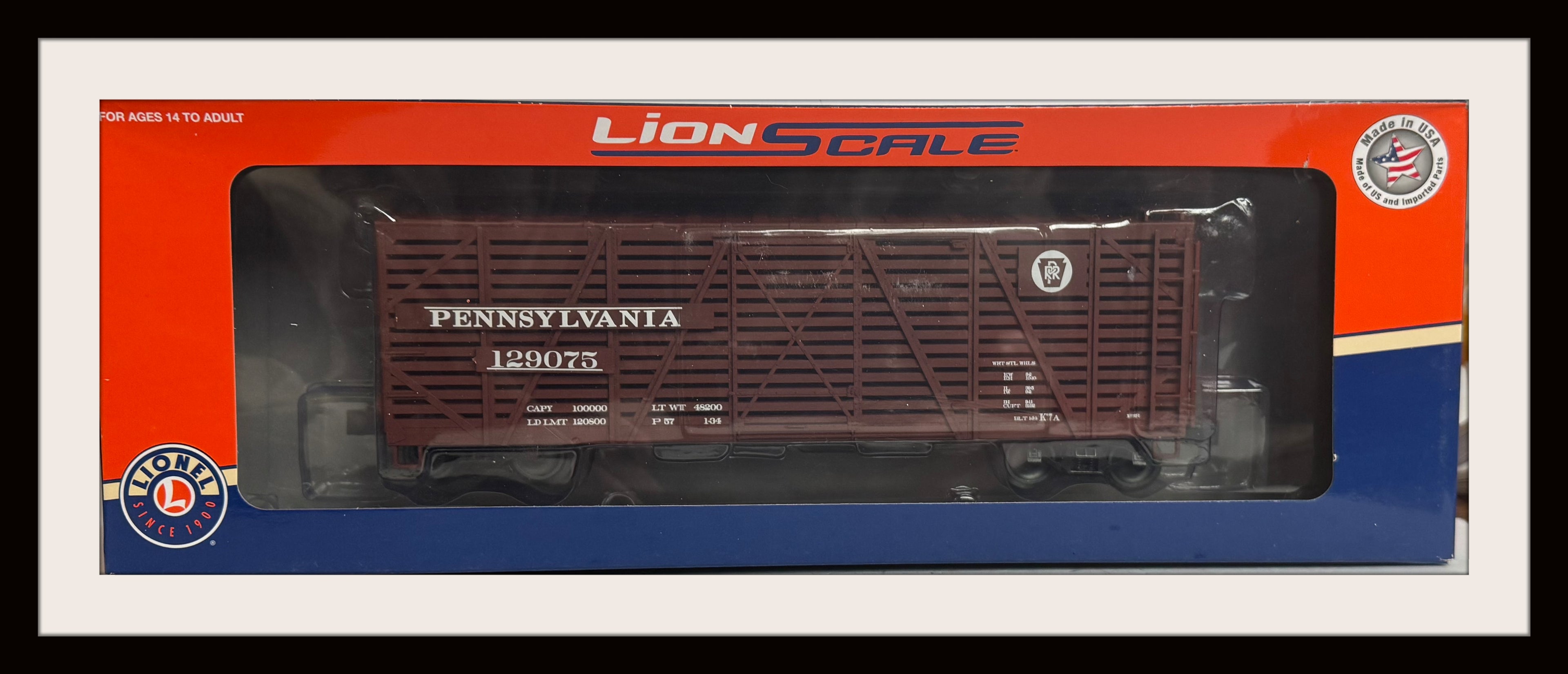 Lionel LionScale PRR Stock Car Set