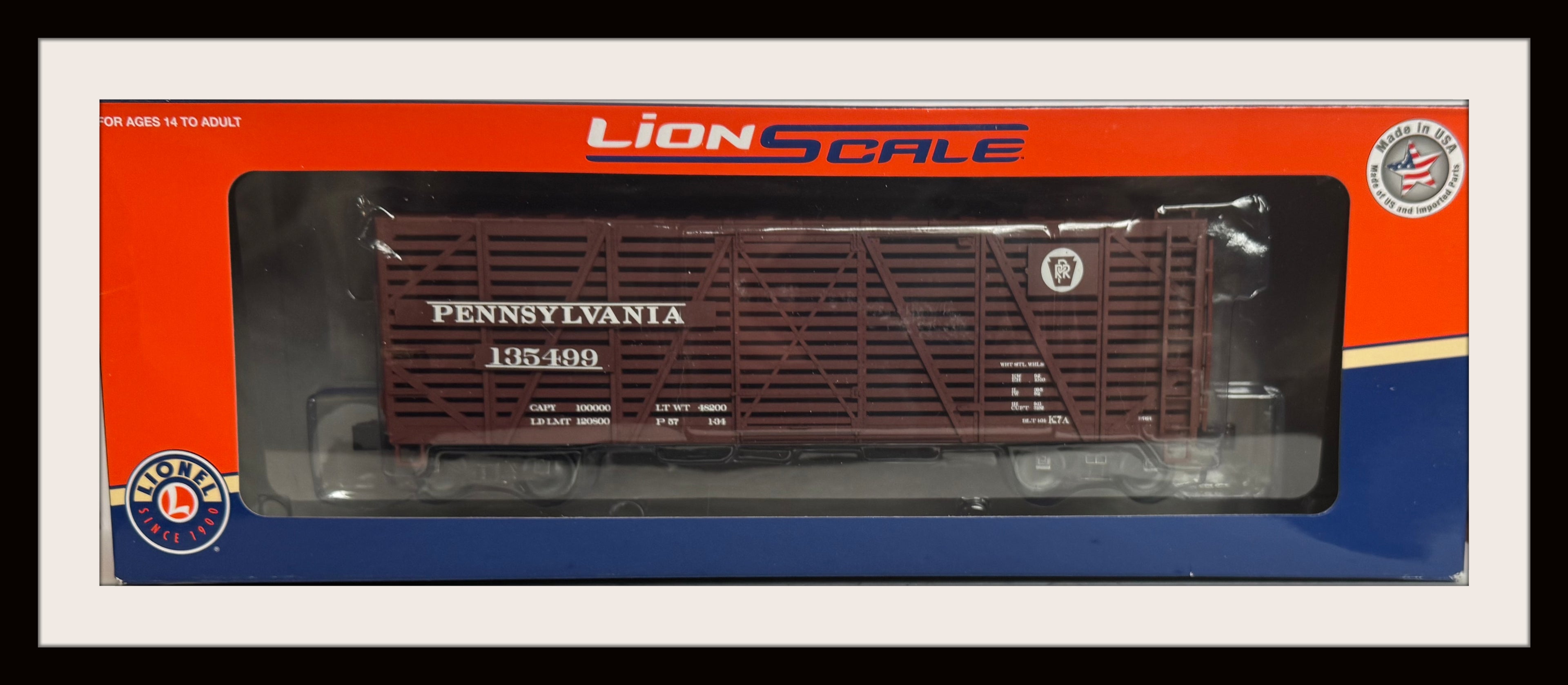 Lionel LionScale PRR Stock Car Set
