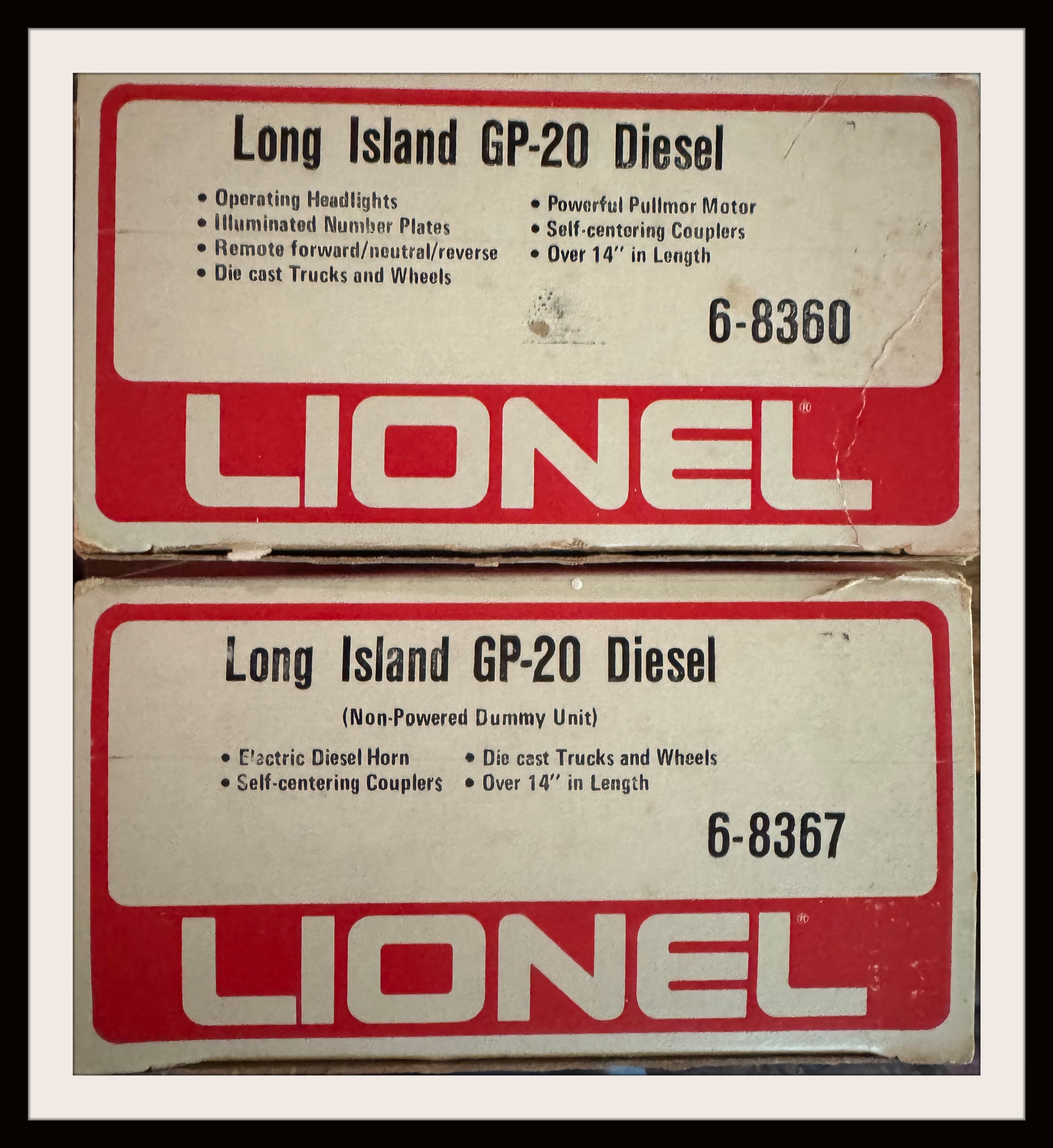 Lionel Long Island GP-20 Diesel A & B Units NOS