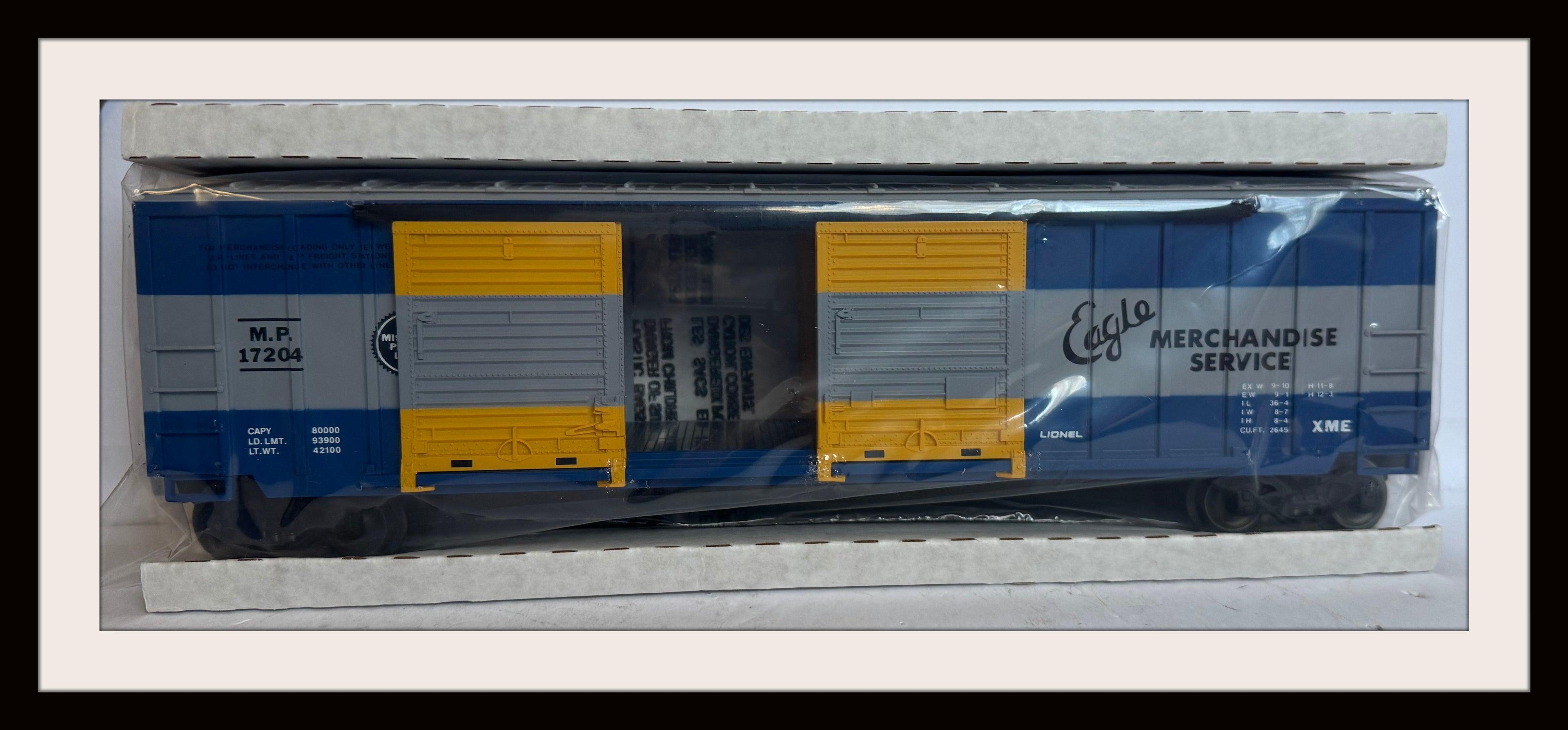 Lionel Missouri Pacific Box Car # 17204
