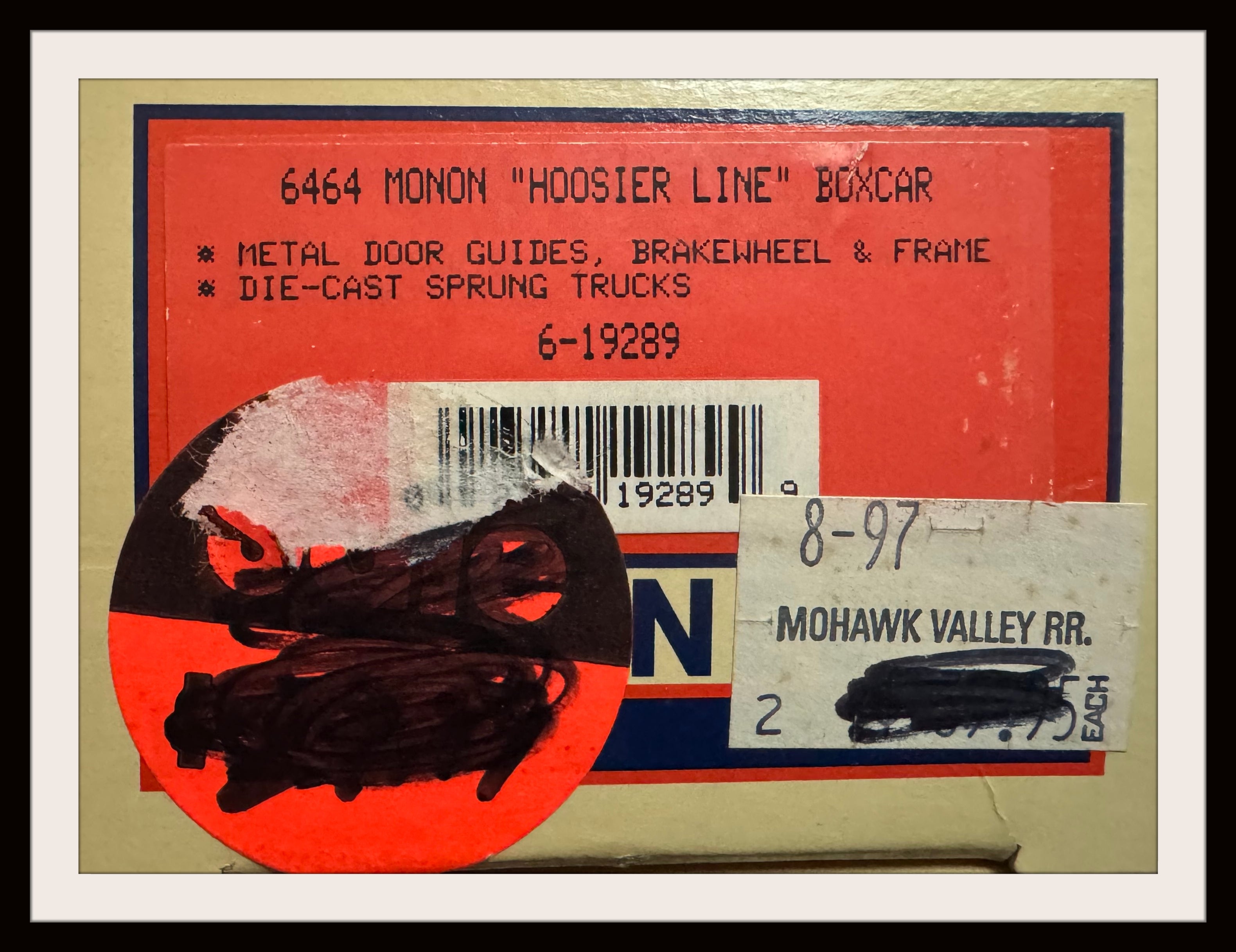 Lionel Monon Hoosier Line Boxcar # 6-19289