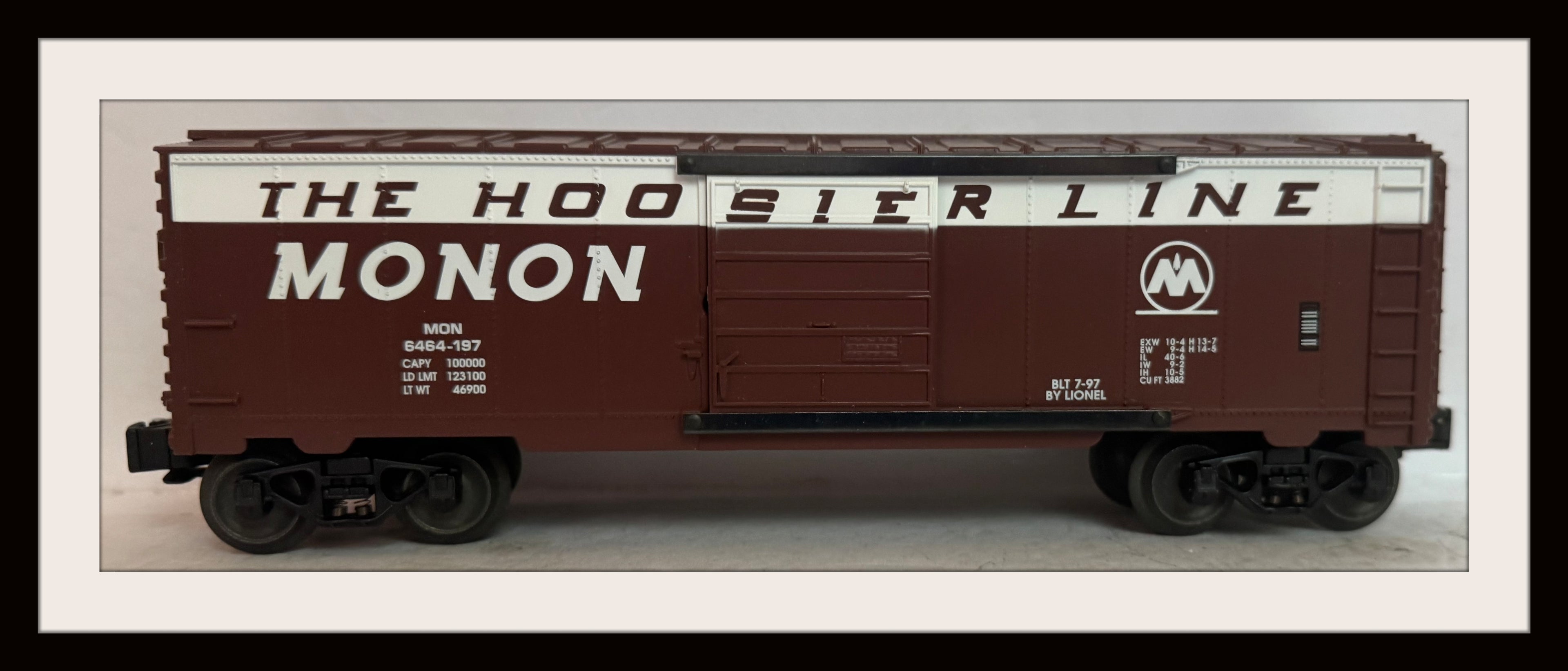 Lionel Monon Hoosier Line Boxcar # 6-19289