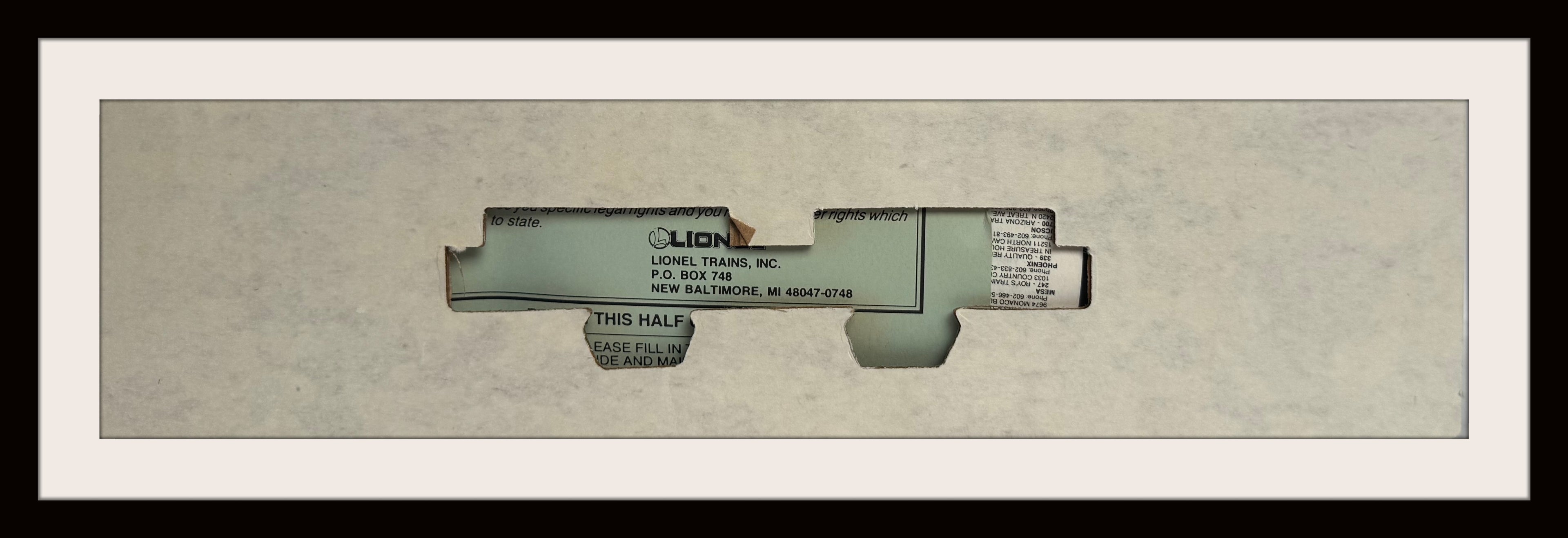 Lionel Flat Car # 16677 with Royal Navy N.A.T.O. Submarine